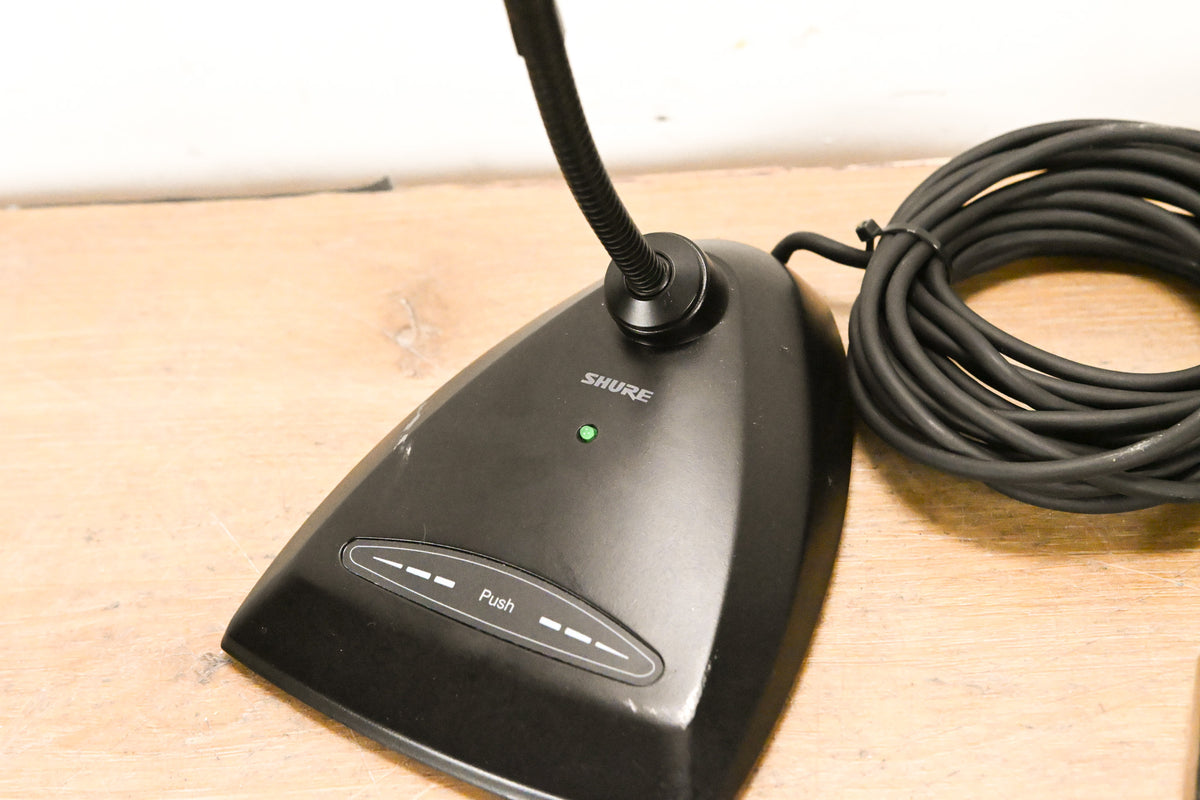 Shure MX418D/S 18" Supercardioid Gooseneck Microphone with Desktop Base