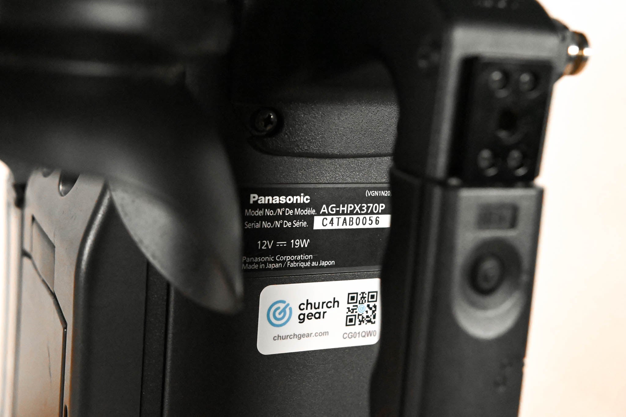 Panasonic AG-HPX370P 1/3" ENG P2HD Camcorder