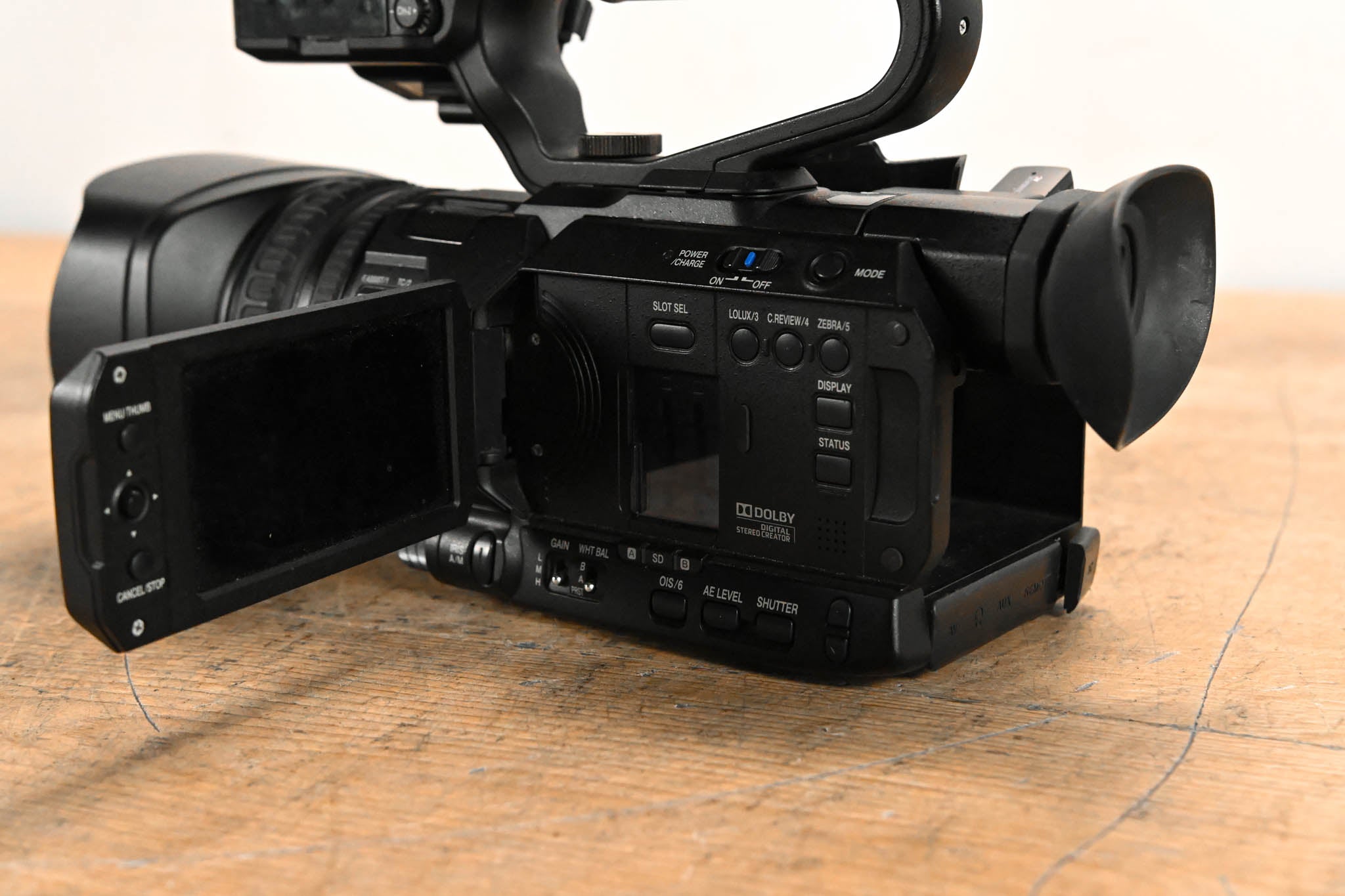 JVC GY-HM200U 4KCAM Compact Handheld Streaming Camcorder