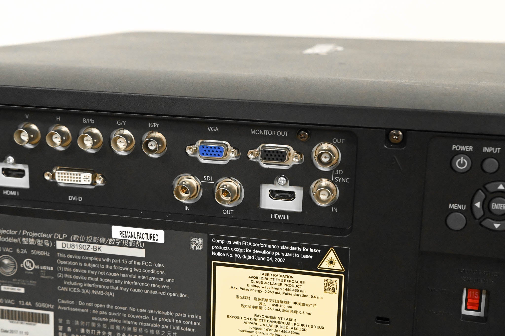 Vivitek DU8190Z-BK 10,000-Lumen WUXGA Large Venue DLP Projector