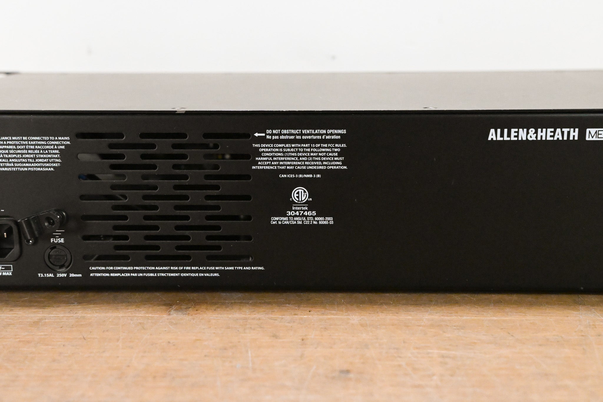 Allen & Heath ME-U 10-Port PoE Monitor Hub for ME-1 Mixers w/ Input Card