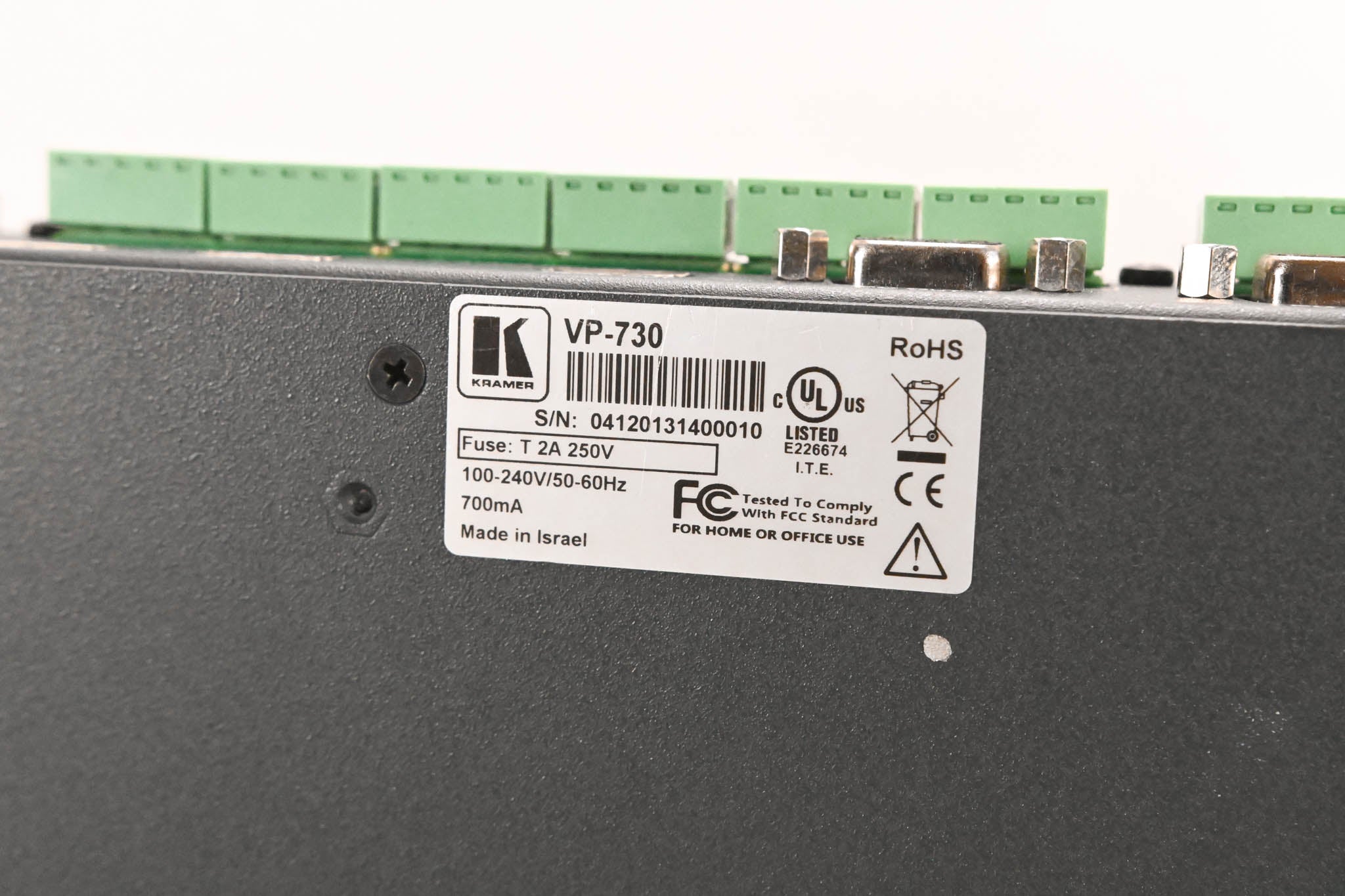 Kramer VP-730 9-Input Presentation Scaler/Switcher w/ HDMI & Speaker Amp