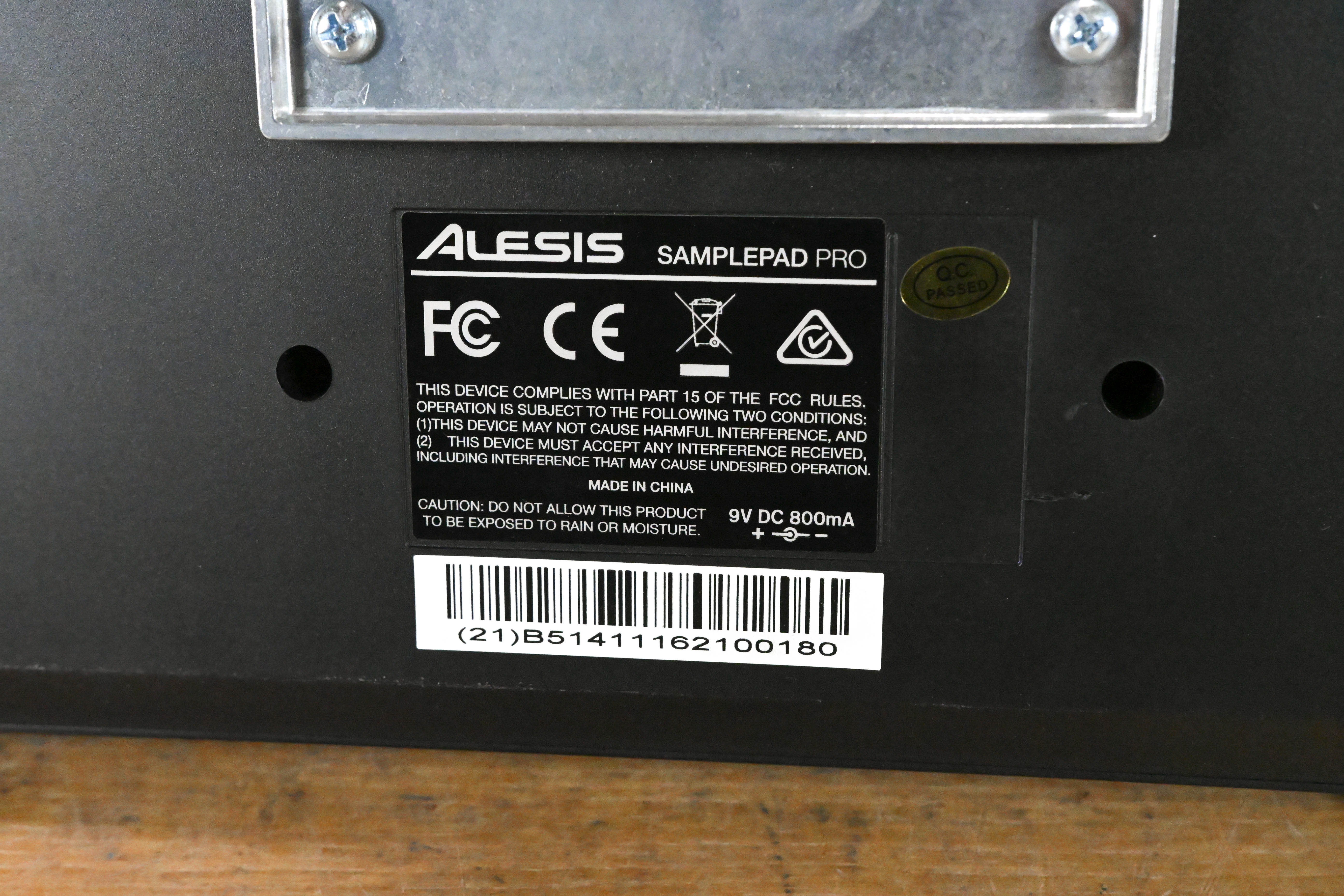 Alesis SAMPLEPAD PRO Percussion and Sample Instrument (NO POWER SUPPLY)