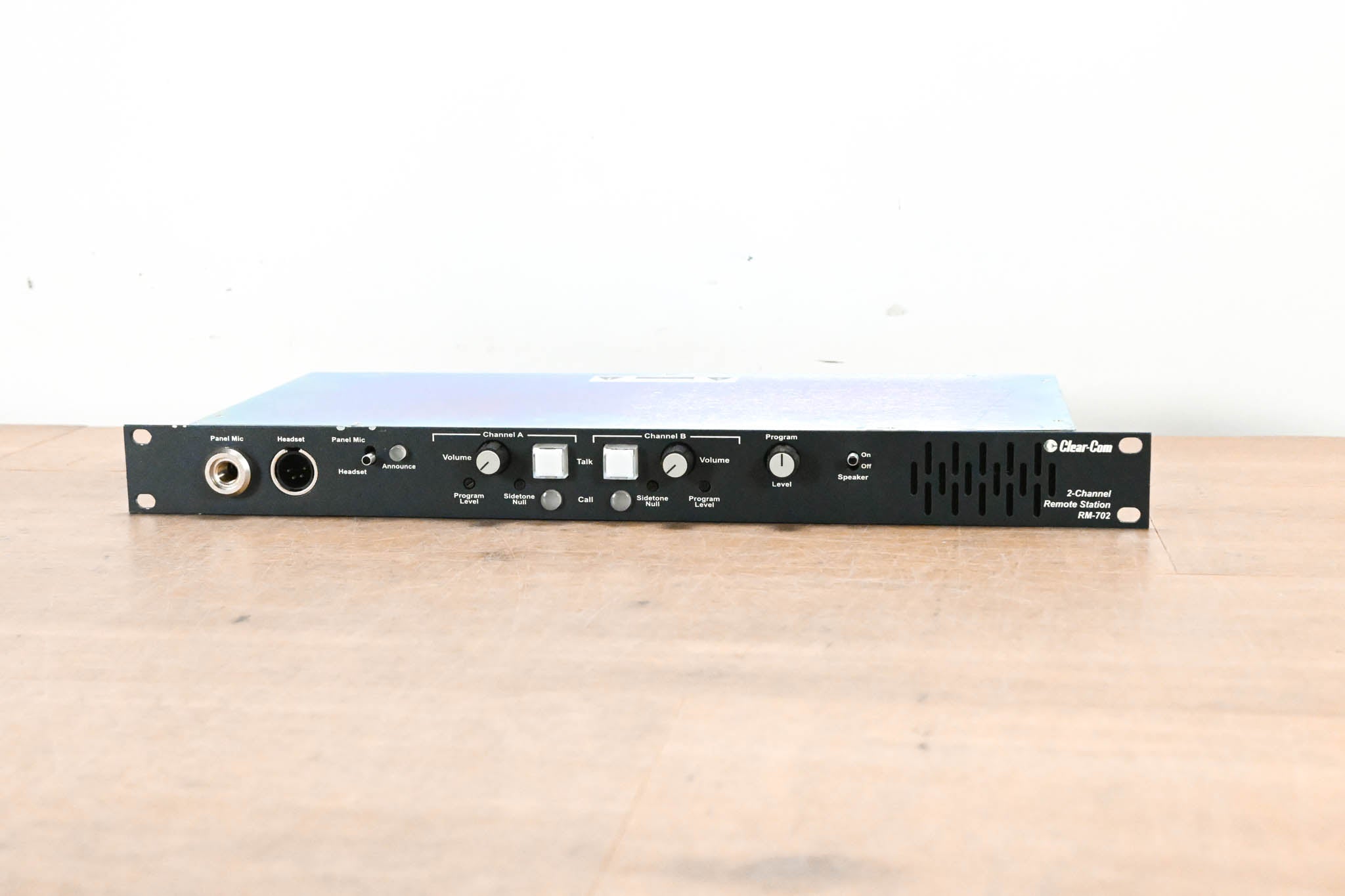 Clear-Com RM-702 1RU 2-Channel Remote Station