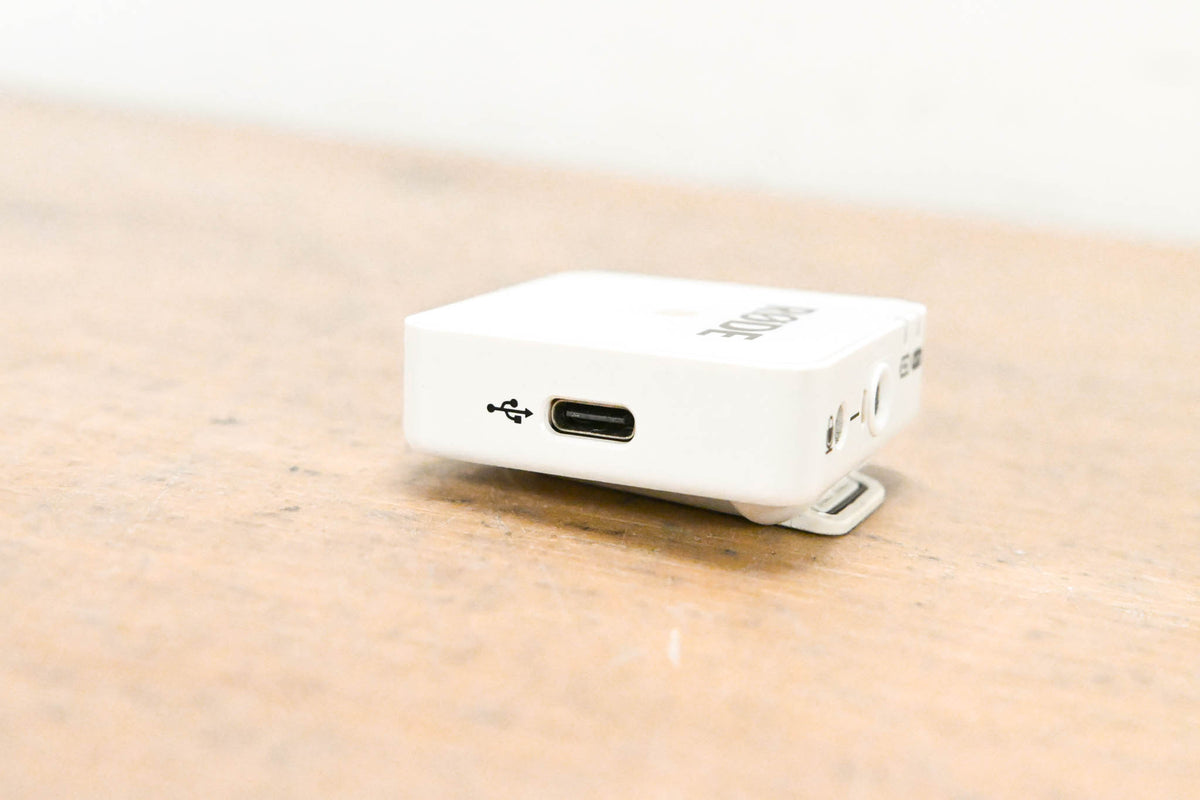 RØDE Wireless GO Single Microphone System - White (NO POWER SUPPLY)