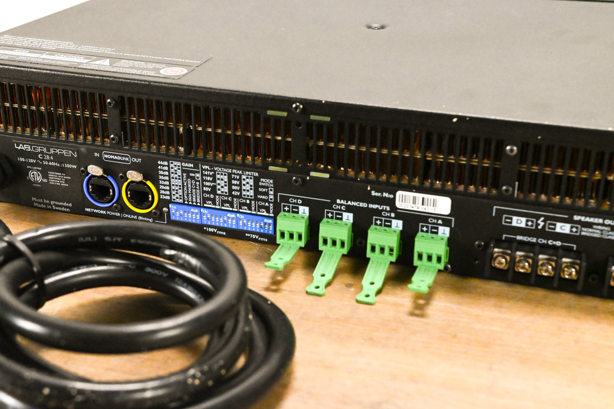 Lab Gruppen C 28:4 2800W 4-Channel Power Amplifier