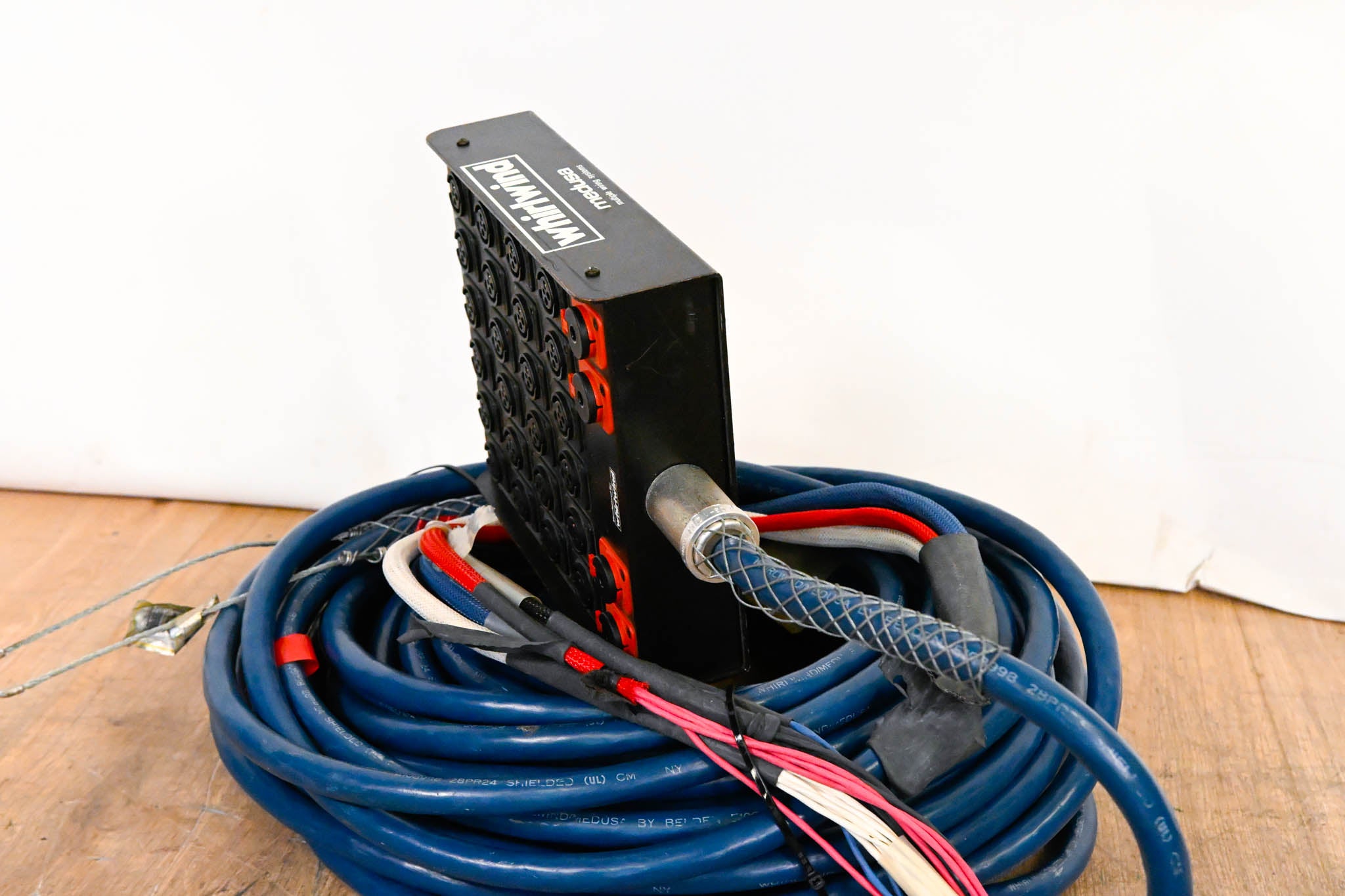 Whirlwind Medusa 24x4 XLR Stage Box to Fanout Snake - 100ft