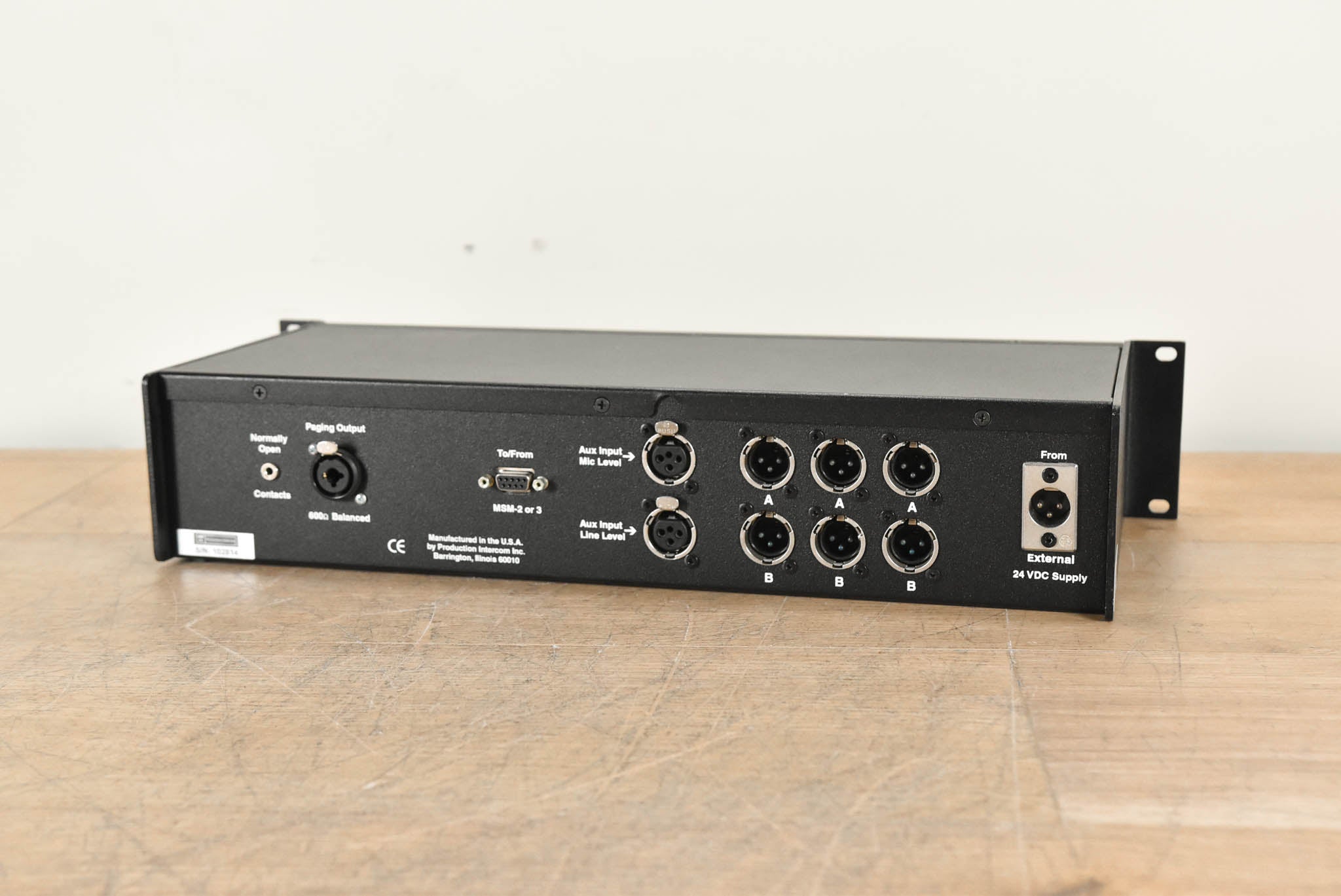 Production Intercom MS-200 2-Channel Master Station (NO POWER