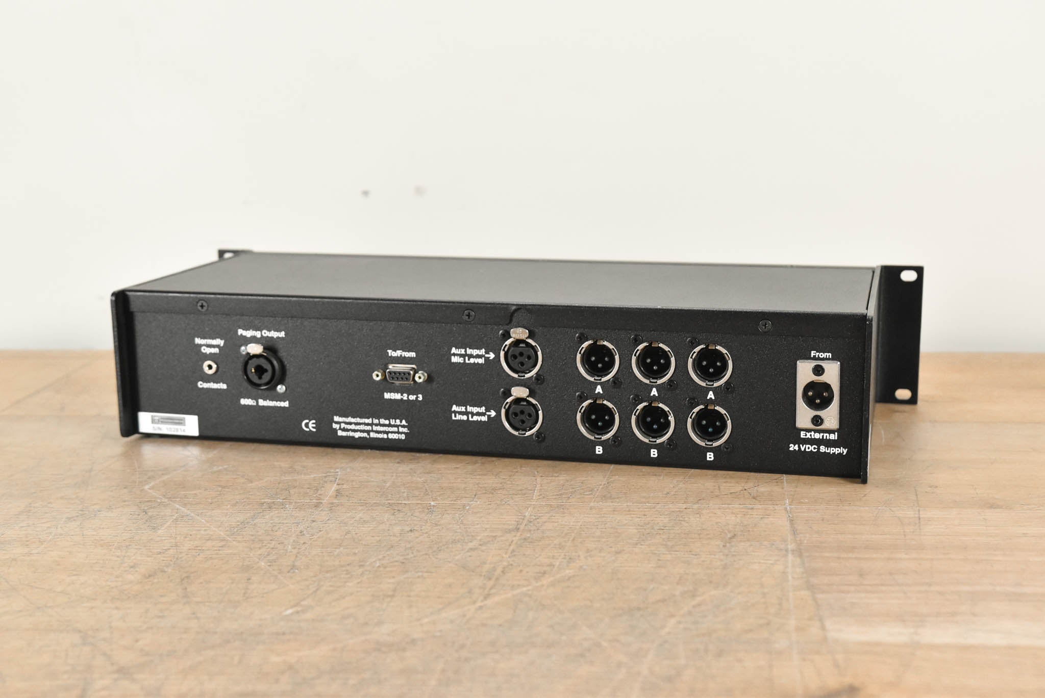 Production Intercom MS-200 2-Channel Master Station (NO POWER SUPPLY)