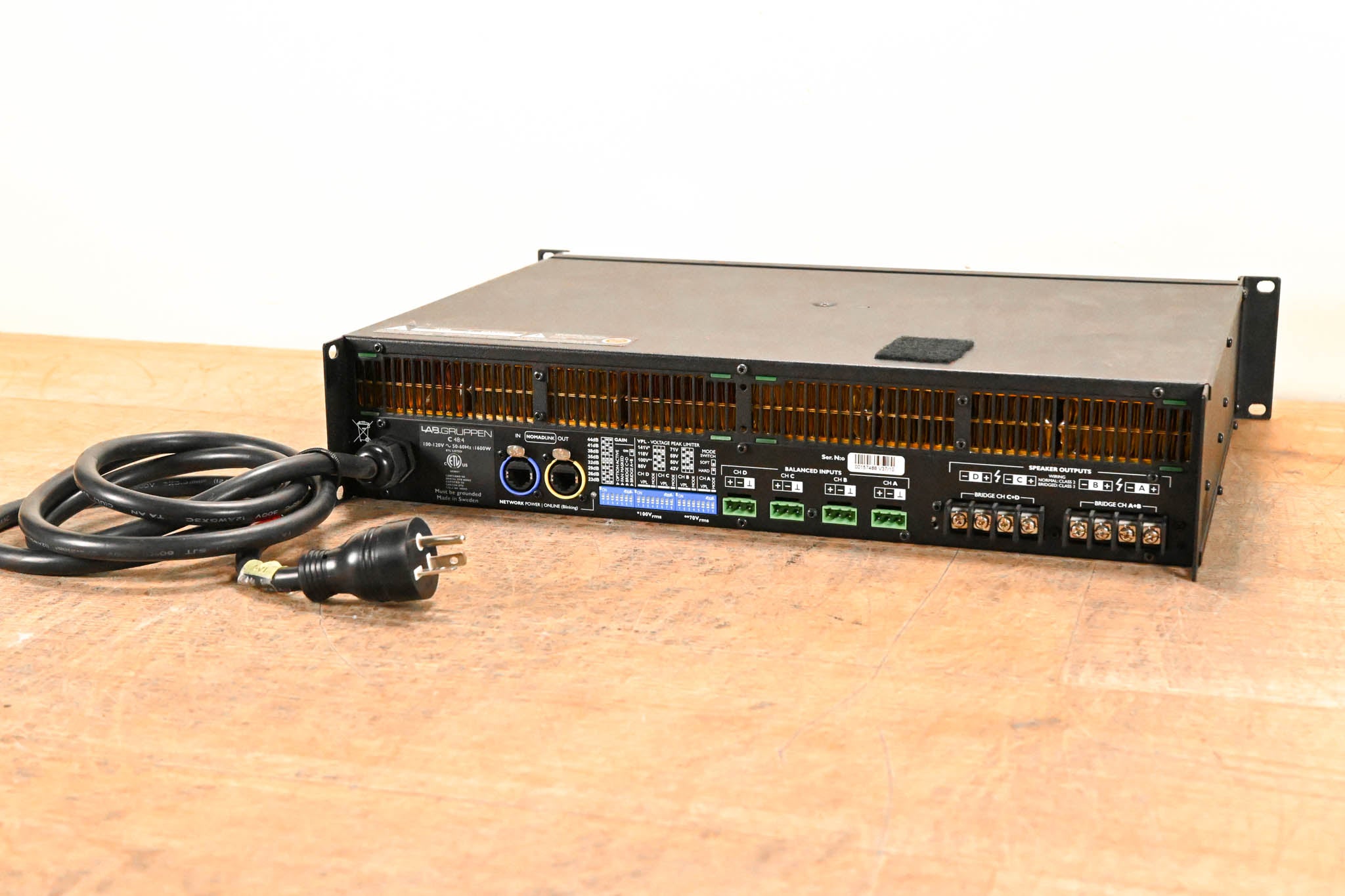 Lab Gruppen C 48:4 4800W 4-Channel Power Amplifier