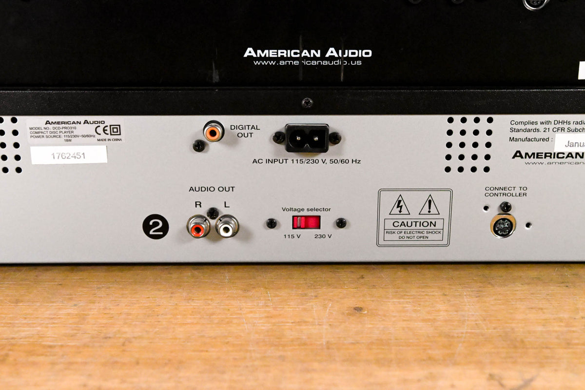 American Audio DCD-PRO310 Professional Dual CD Player