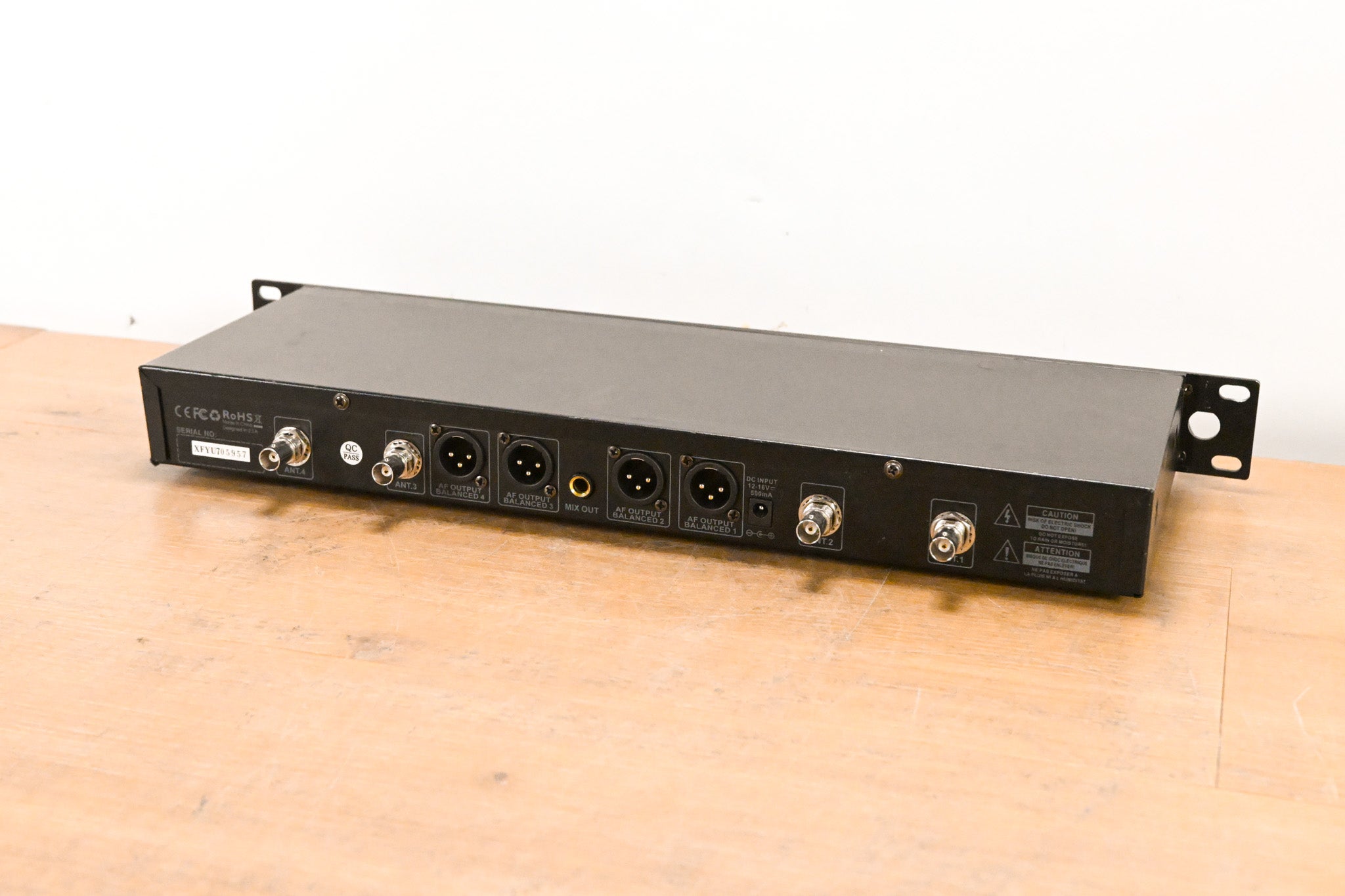 Phenyx Pro PWR-7000 4-CH Wireless Receiver for PTU-7000 System (NO PSU)