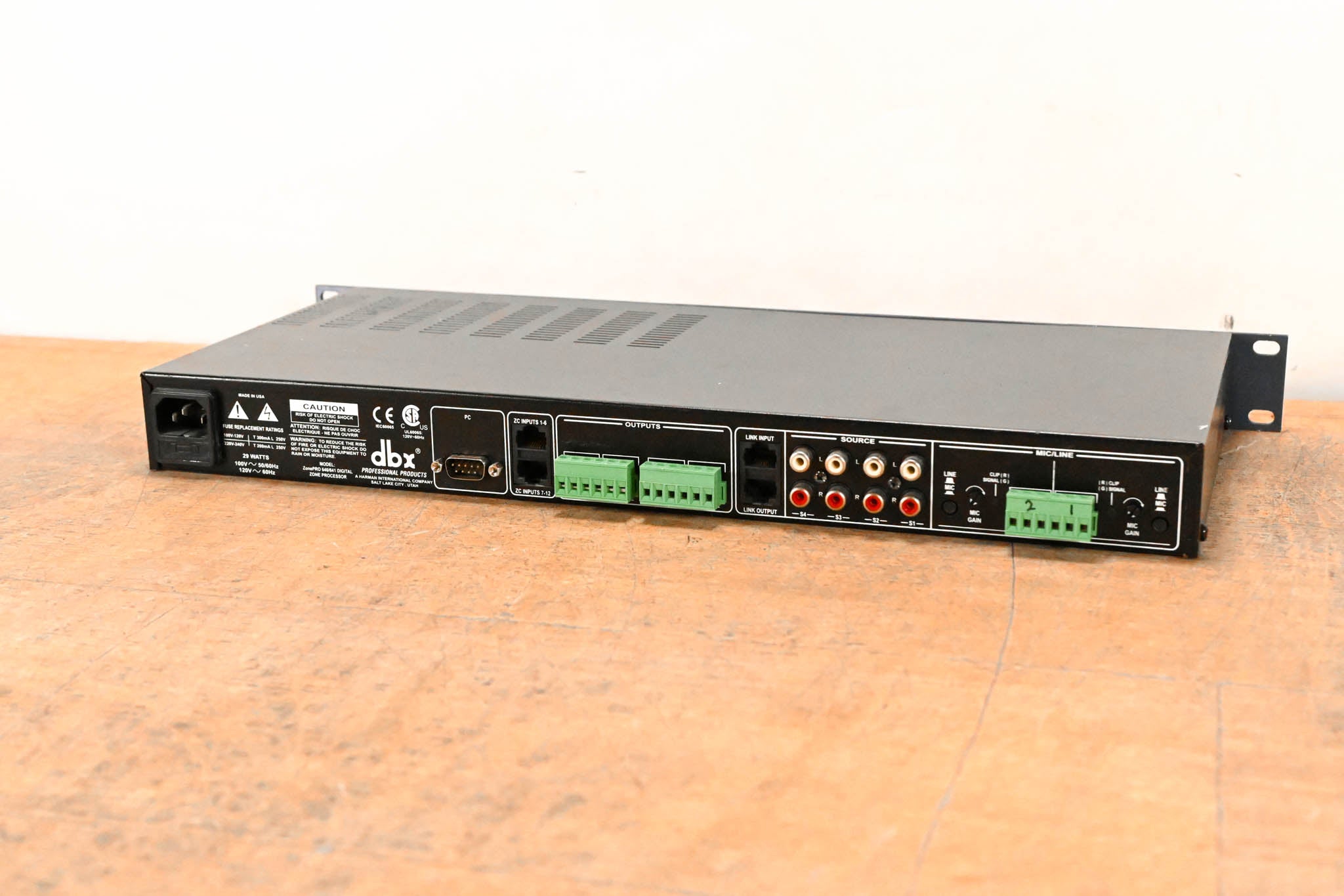 dbx ZonePRO 641 6x4 Digital Zone Processor