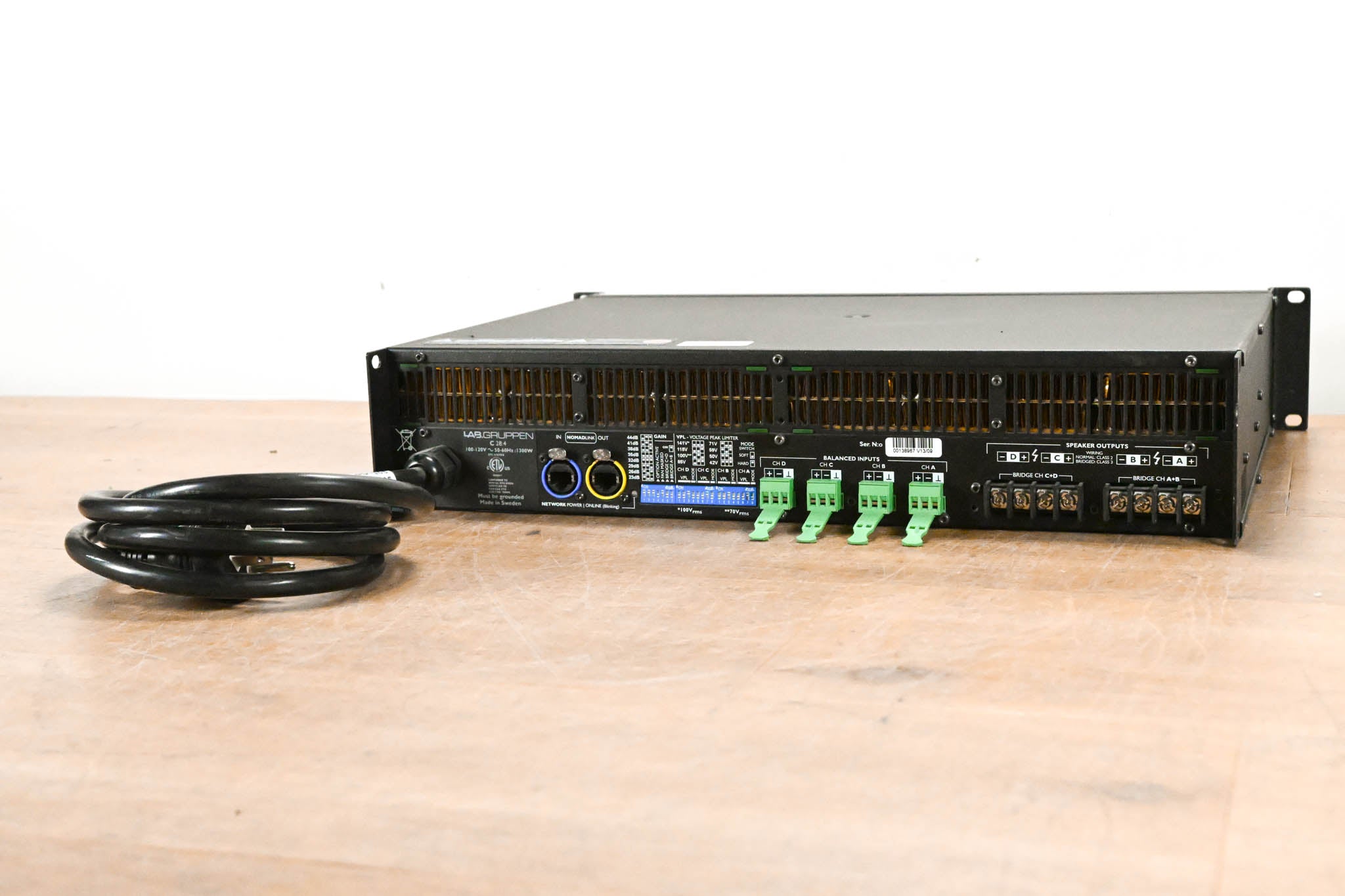 Lab Gruppen C 28:4 2800W 4-Channel Power Amplifier