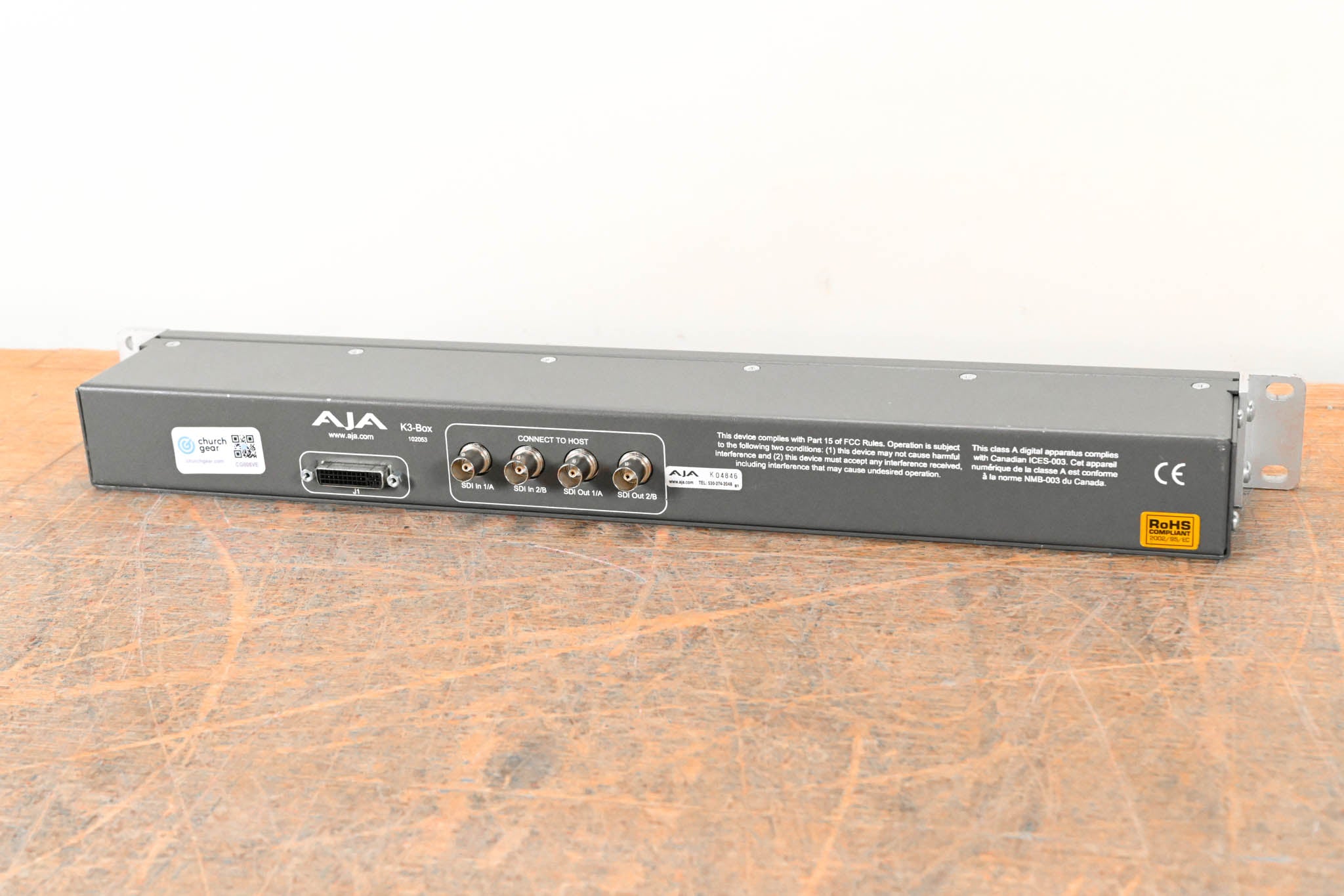 AJA K3-Box Breakout Box for KONA 3 CG008VE