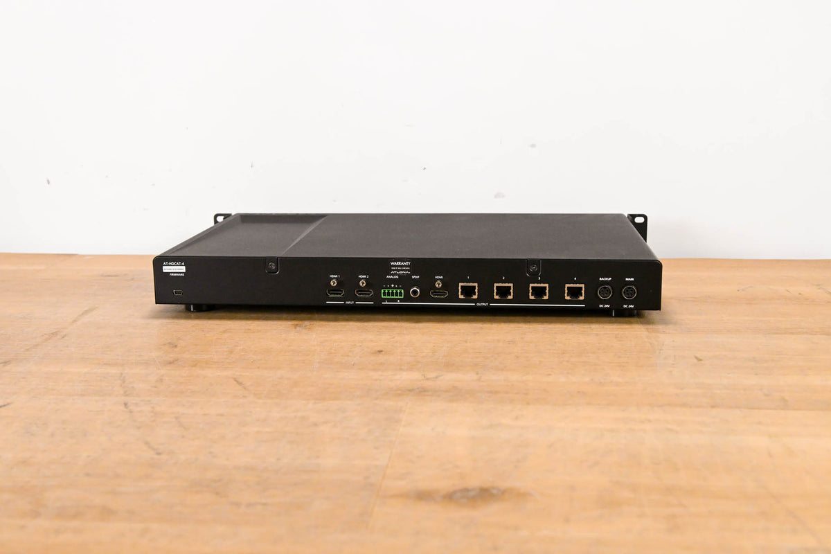 Atlona AT-HDCAT-4 2x4 HDBaseT HDMI Distribution Amp (NO POWER SUPPLY)