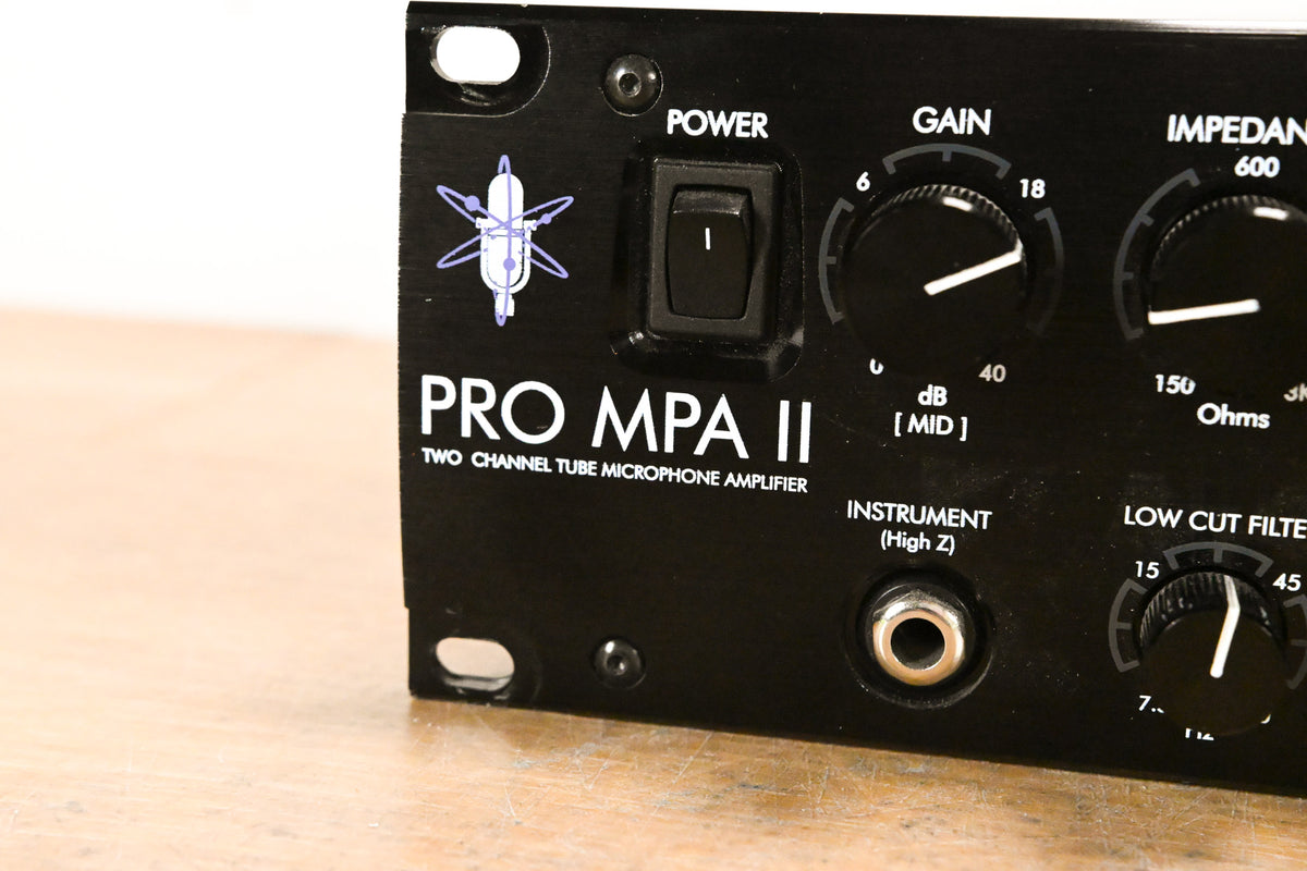 ART PRO MPA II 2-Channel Tube Microphone Preamp