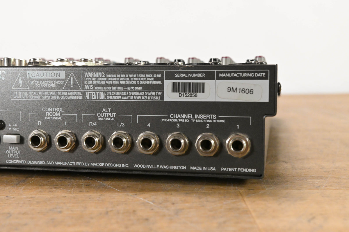 Mackie 1202-VLZ 12-Channel Compact Analog Audio Mixer