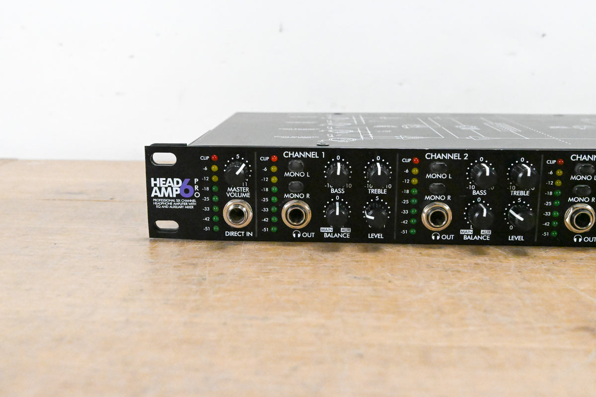 ART HeadAmp6Pro 6-Channel Headphone Amplifier