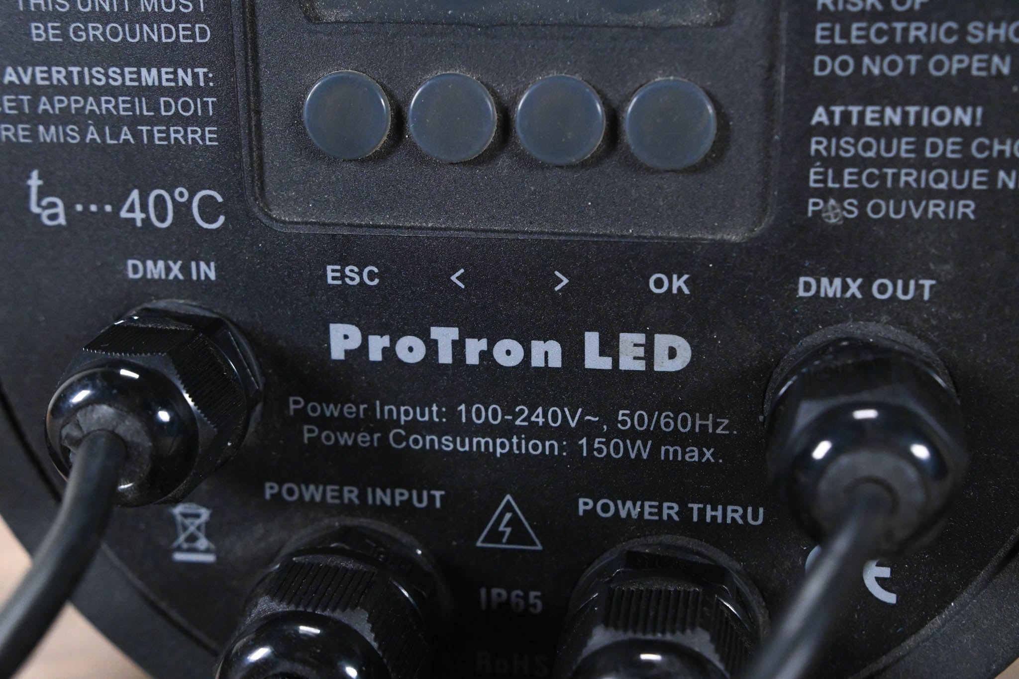 Elation ProTron LED 6,500K Cool White LED Strobe Light