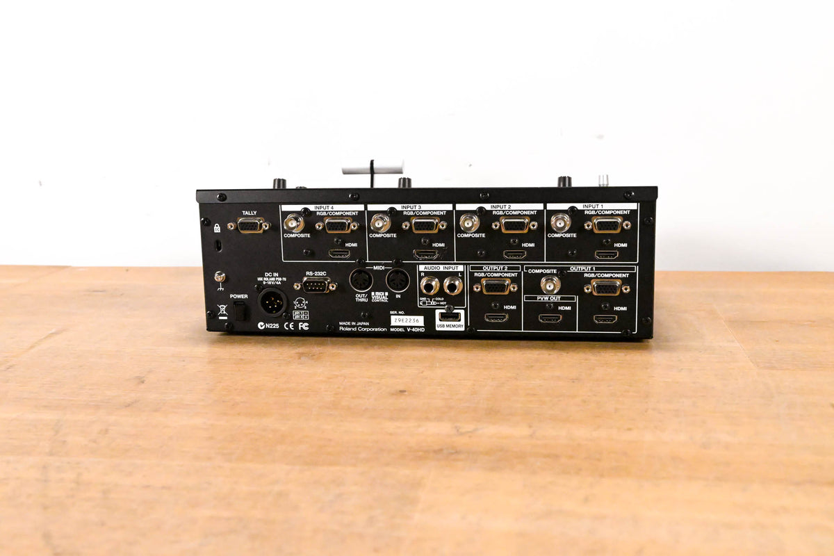 Roland V-40HD Multi-Format Video Switcher (NO POWER SUPPLY)