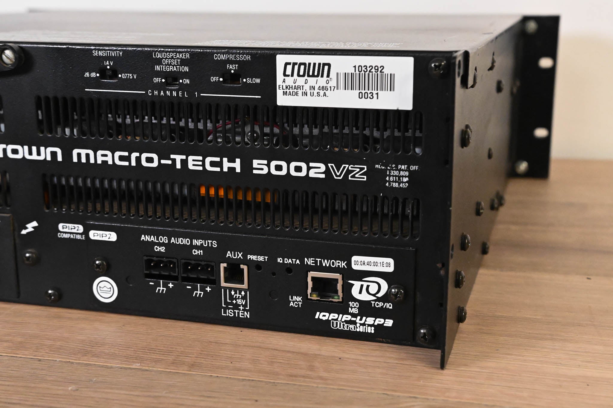 Crown Macro-Tech 5002VZ 2-Channel Power Amplifier