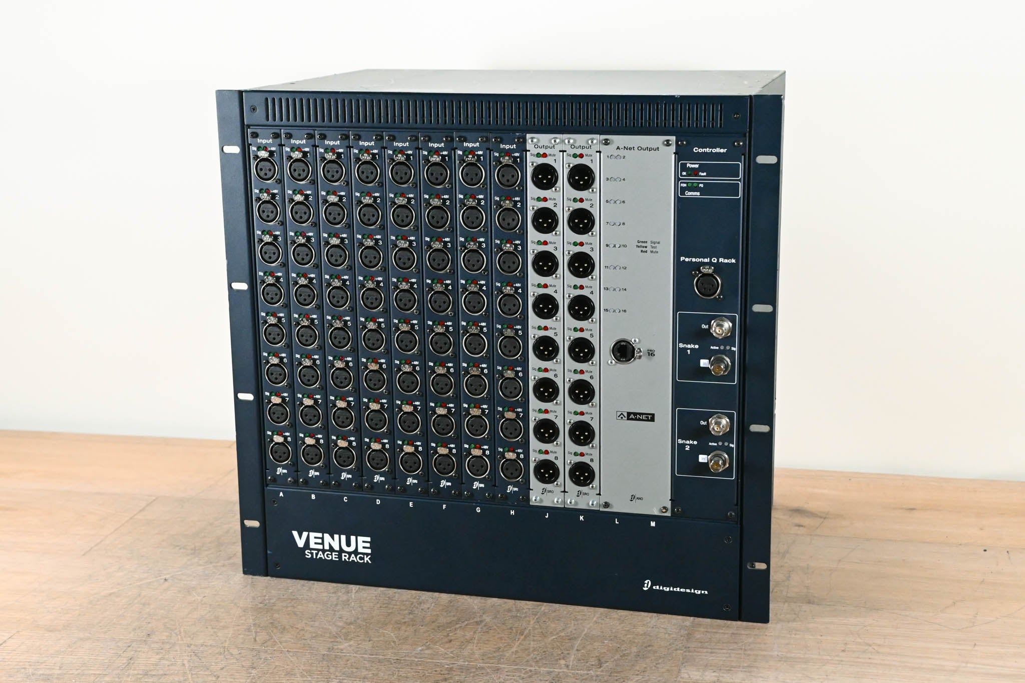 Digidesign VENUE Stage Rack - 64-in, 16-out, with A-Net Card