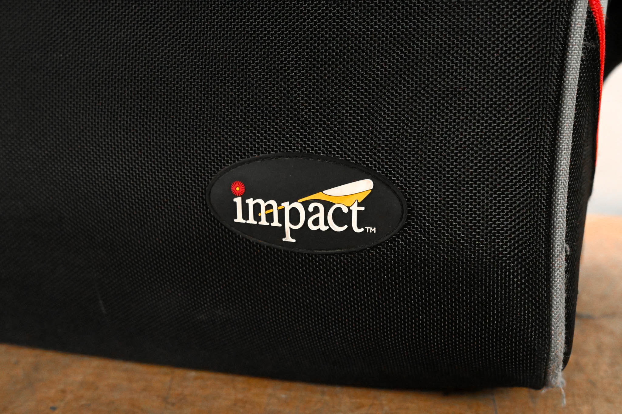 Impact Camera Bag Gray/Black with Red Trim (15" × 9" × 10")
