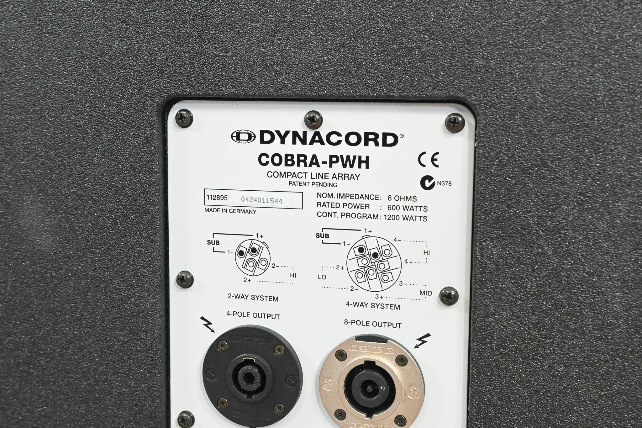 Dynacord COBRA-PWH Planar Waveguide Basshorn 18" Line Array Subwoofer