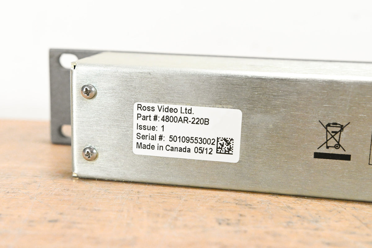 Ross 4800AR-220B 47-Button Auxiliary Control Panel (NO POWER SUPPLY)