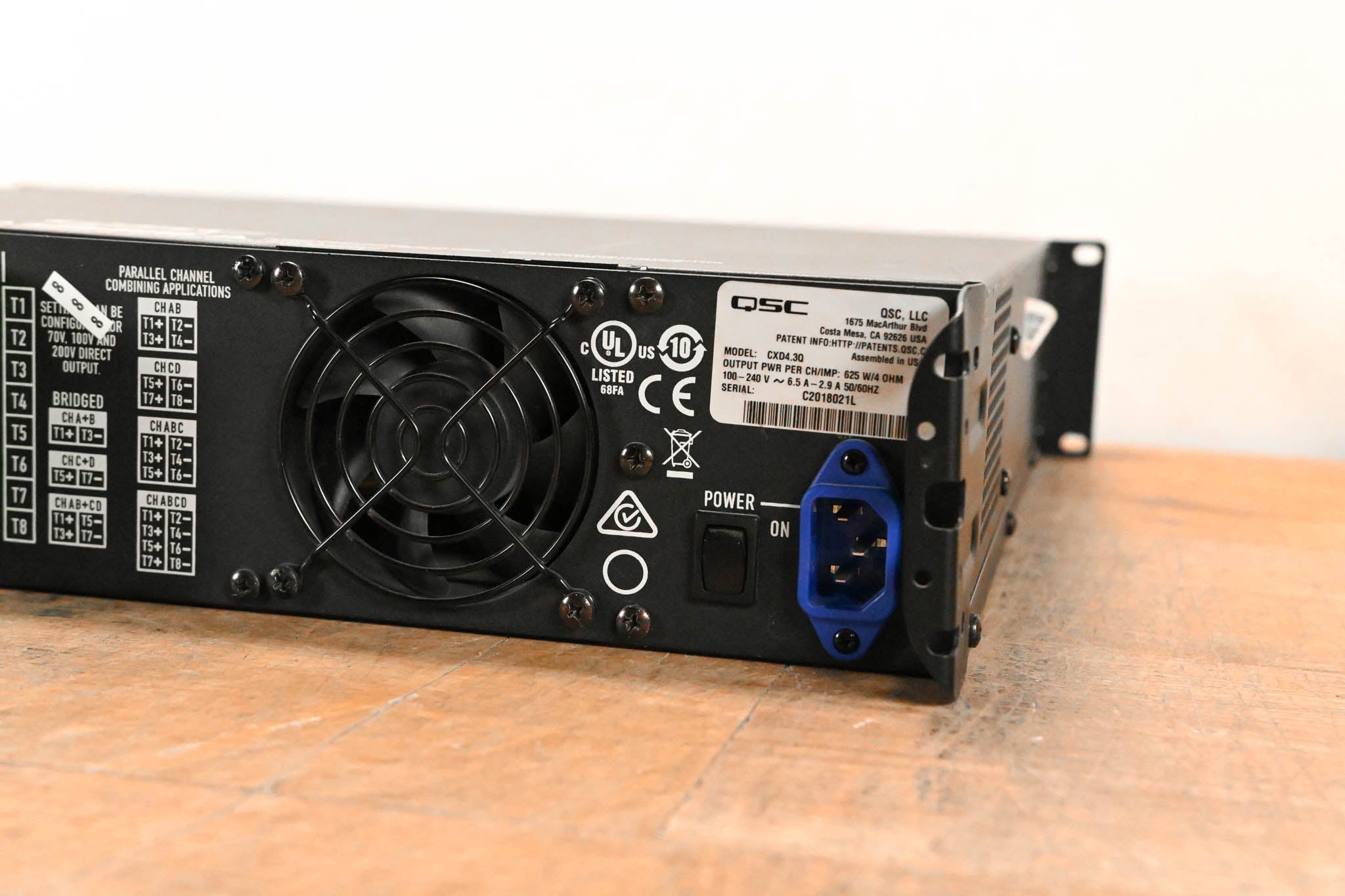 QSC CXD4.3Q 4-Channel Network Amplifier