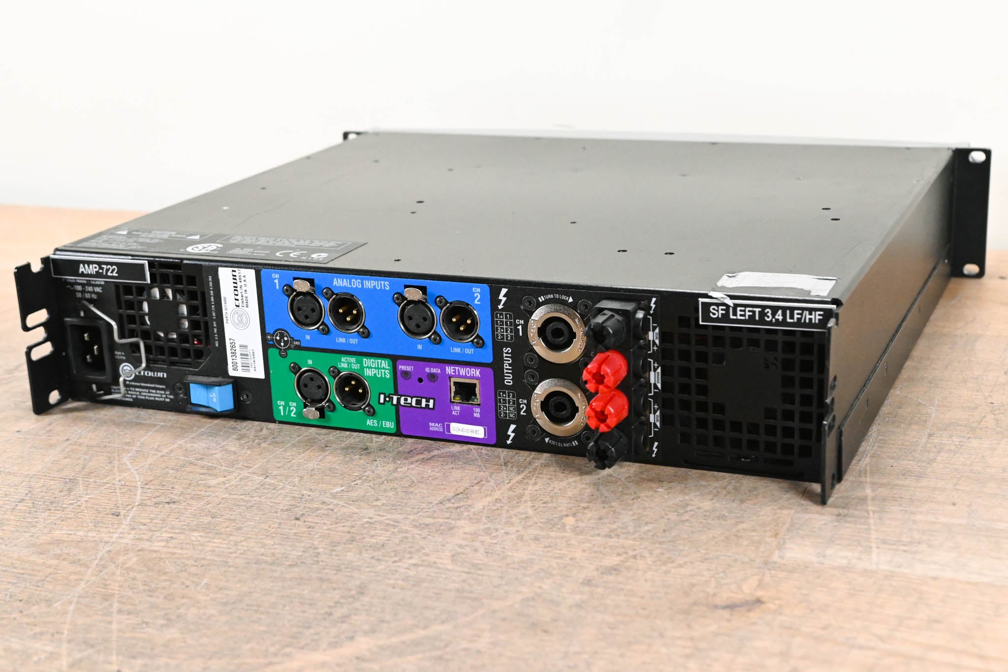 Crown I-Tech 4000 2-Channel Power Amplifier