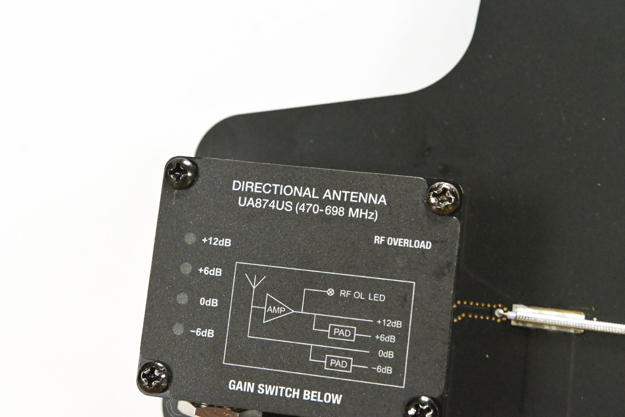 Shure UA874US Active Directional Antenna - 470-698 MHz