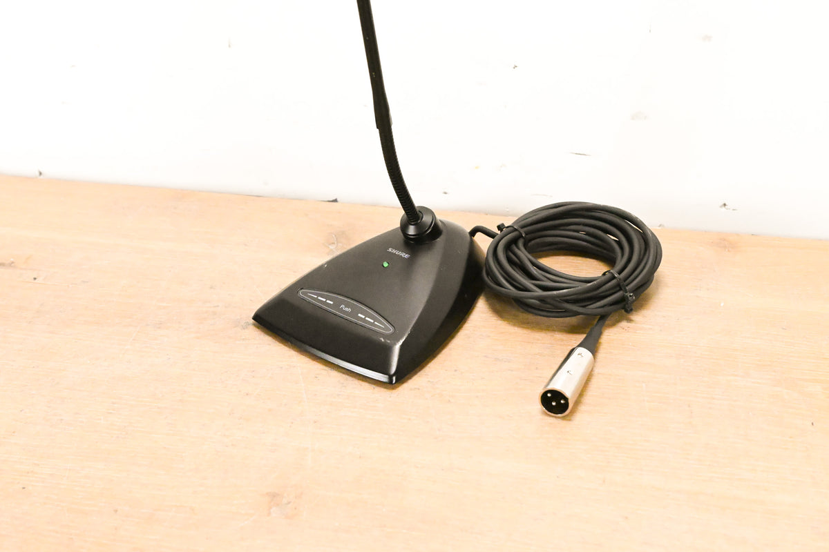 Shure MX418D/S 18" Supercardioid Gooseneck Microphone with Desktop Base