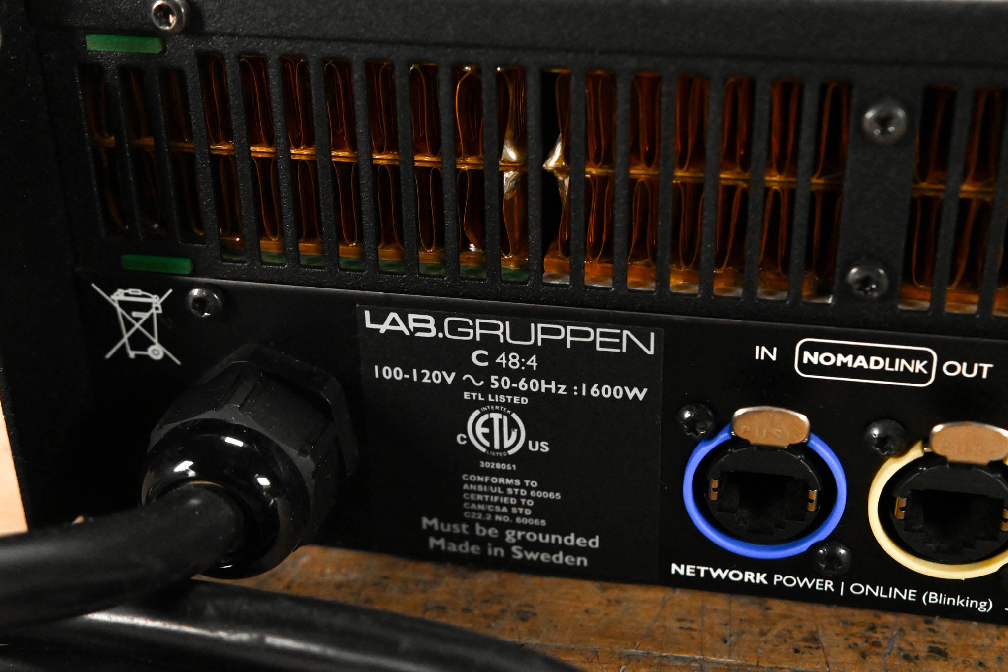 Lab Gruppen C 48:4 4800W 4-Channel Power Amplifier