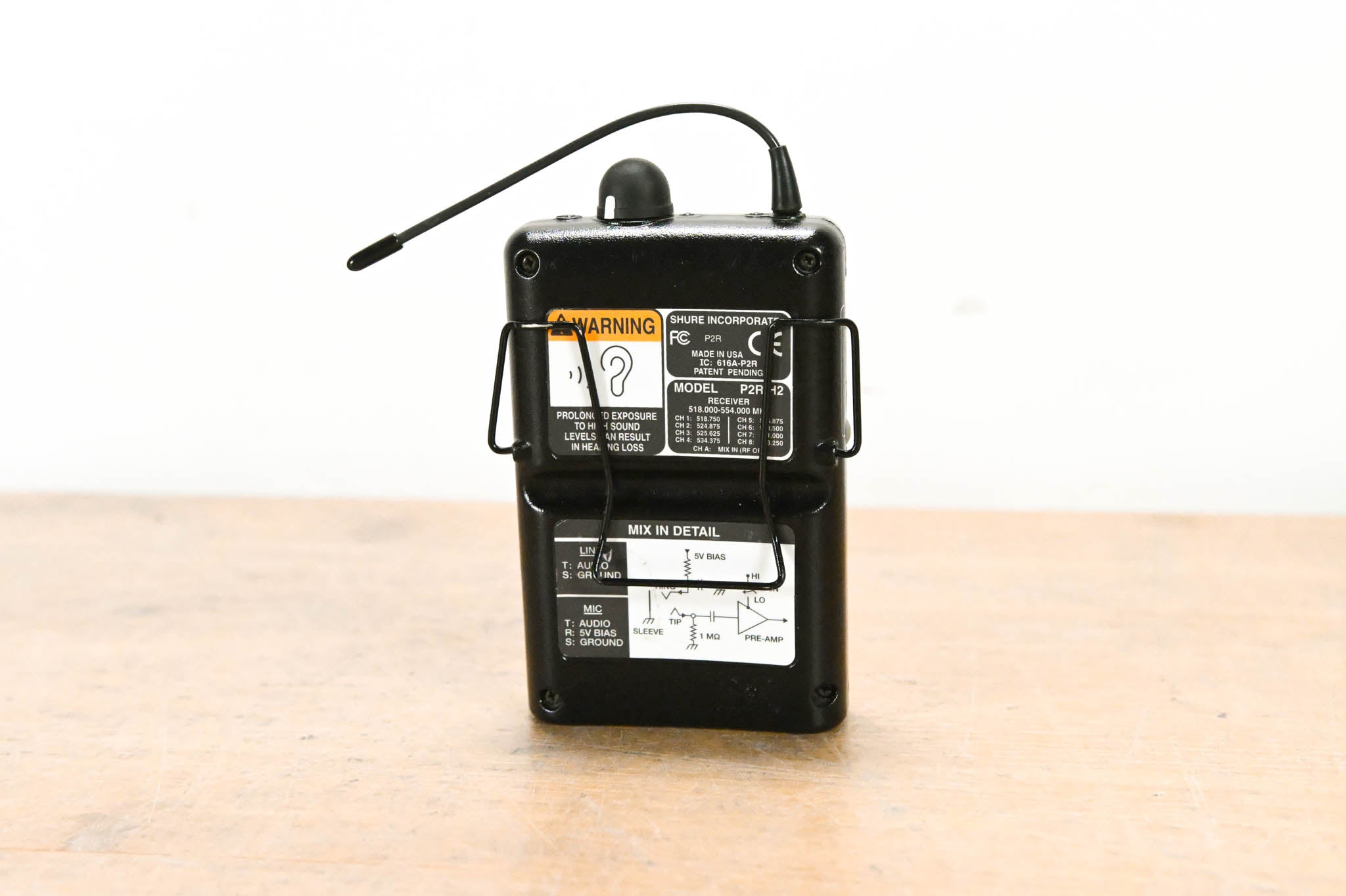 Shure PSM200 In-Ear Personal Monitoring System - H2 Band NO POWER SUPPLY
