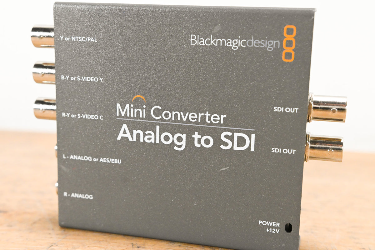 Blackmagic Design Mini Converter Analog to SDI (NO POWER SUPPLY)
