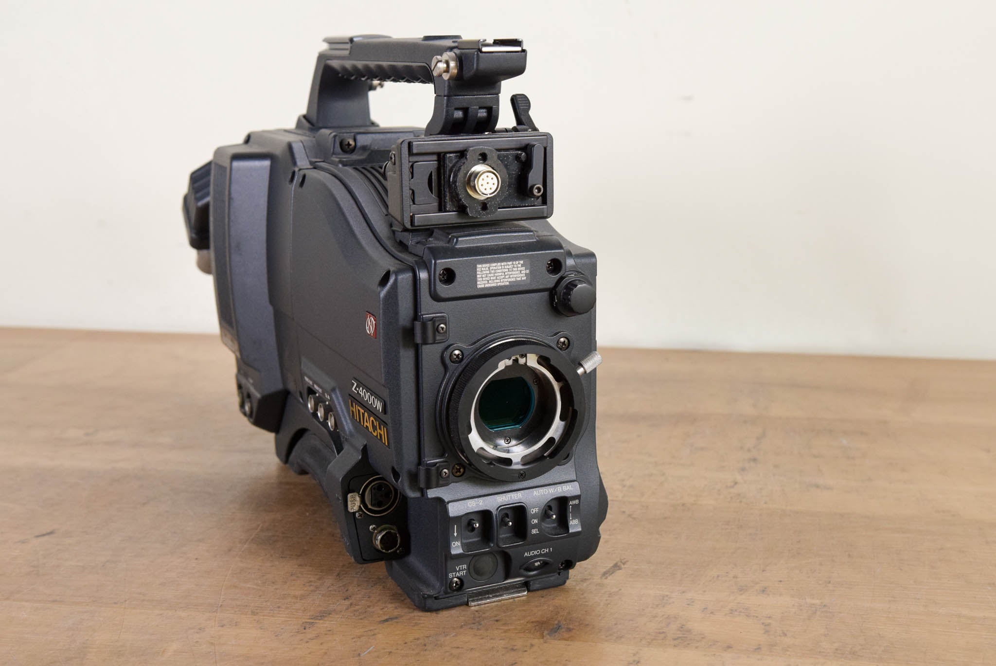 Hitachi Z-4000W CCD Camcorder with CX-Z3A Triax Adapter