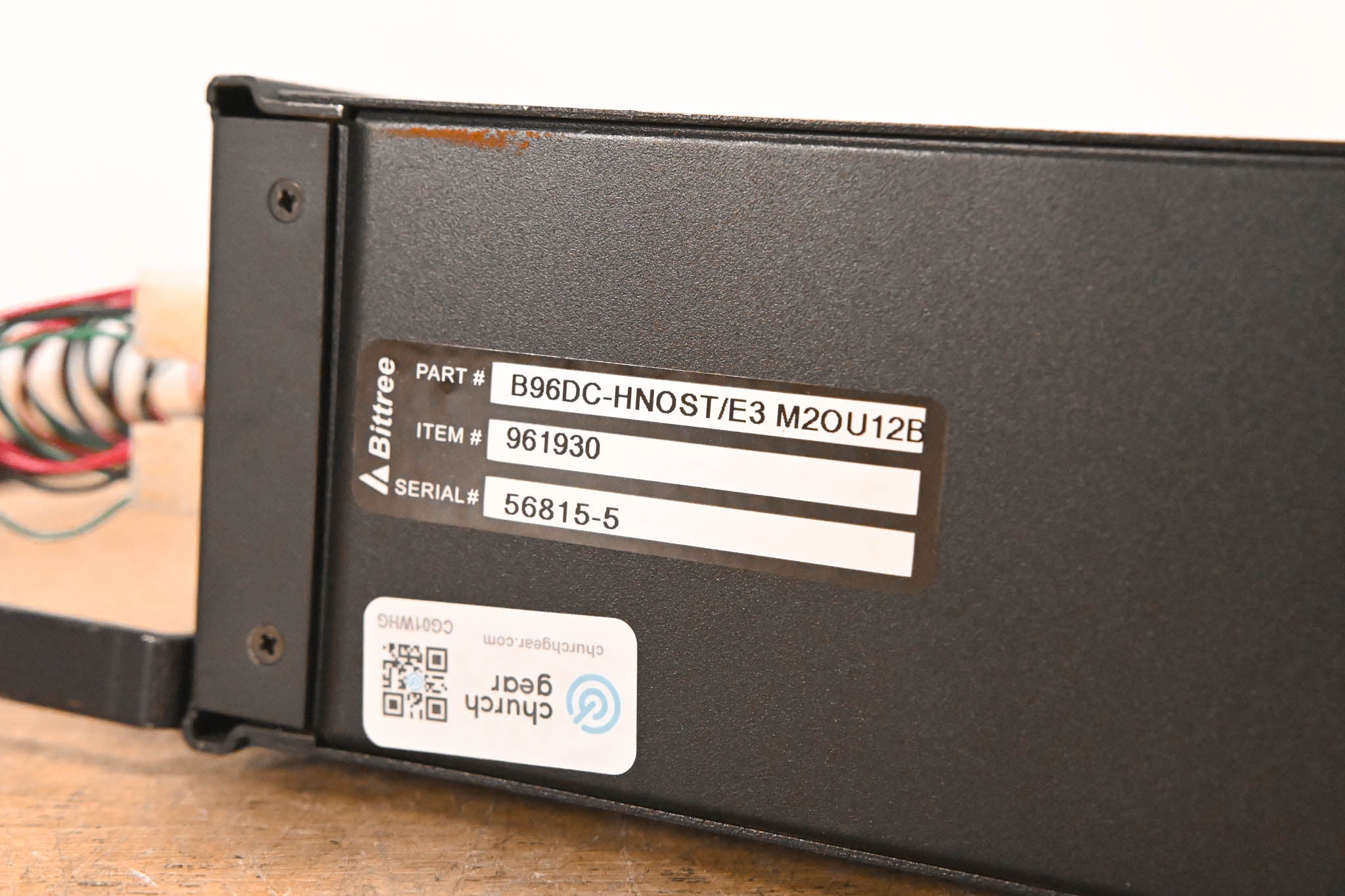 Bittree B96DC-HNOST/E3 M2OU12B 961 Normals Out - 2X48 2RU TT Patchbay