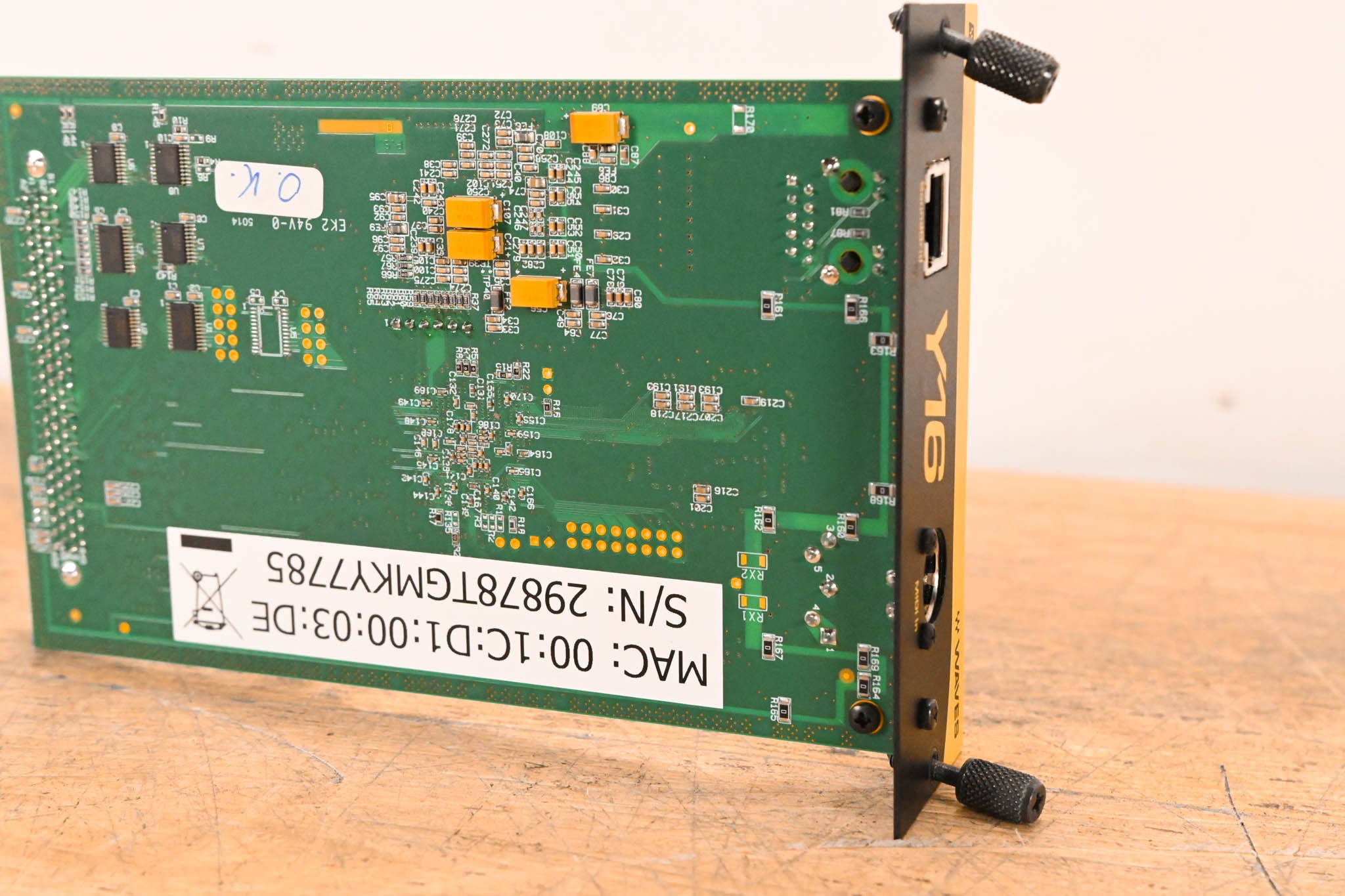 Waves WSG-Y16 SoundGrid Interface mini-YGDAI I/O Card