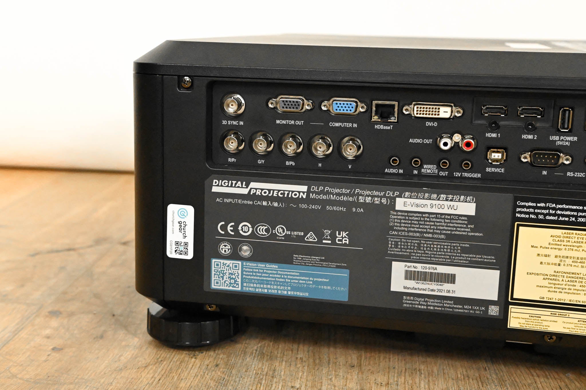 Digital Projection E-Vision 9100 WU WUXGA Large Venue DLP Projector