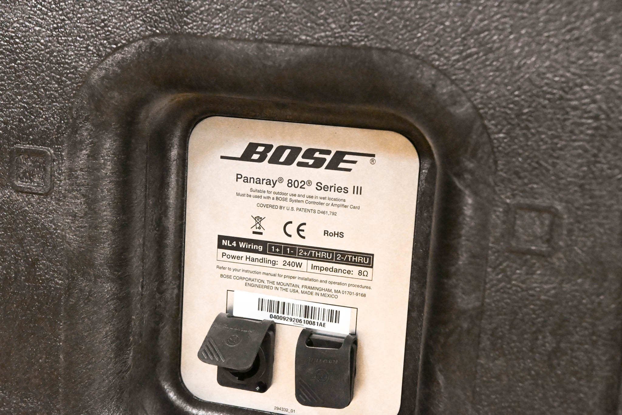 Bose Panaray 802 Series III Full-Range Passive Loudspeaker (PAIR)