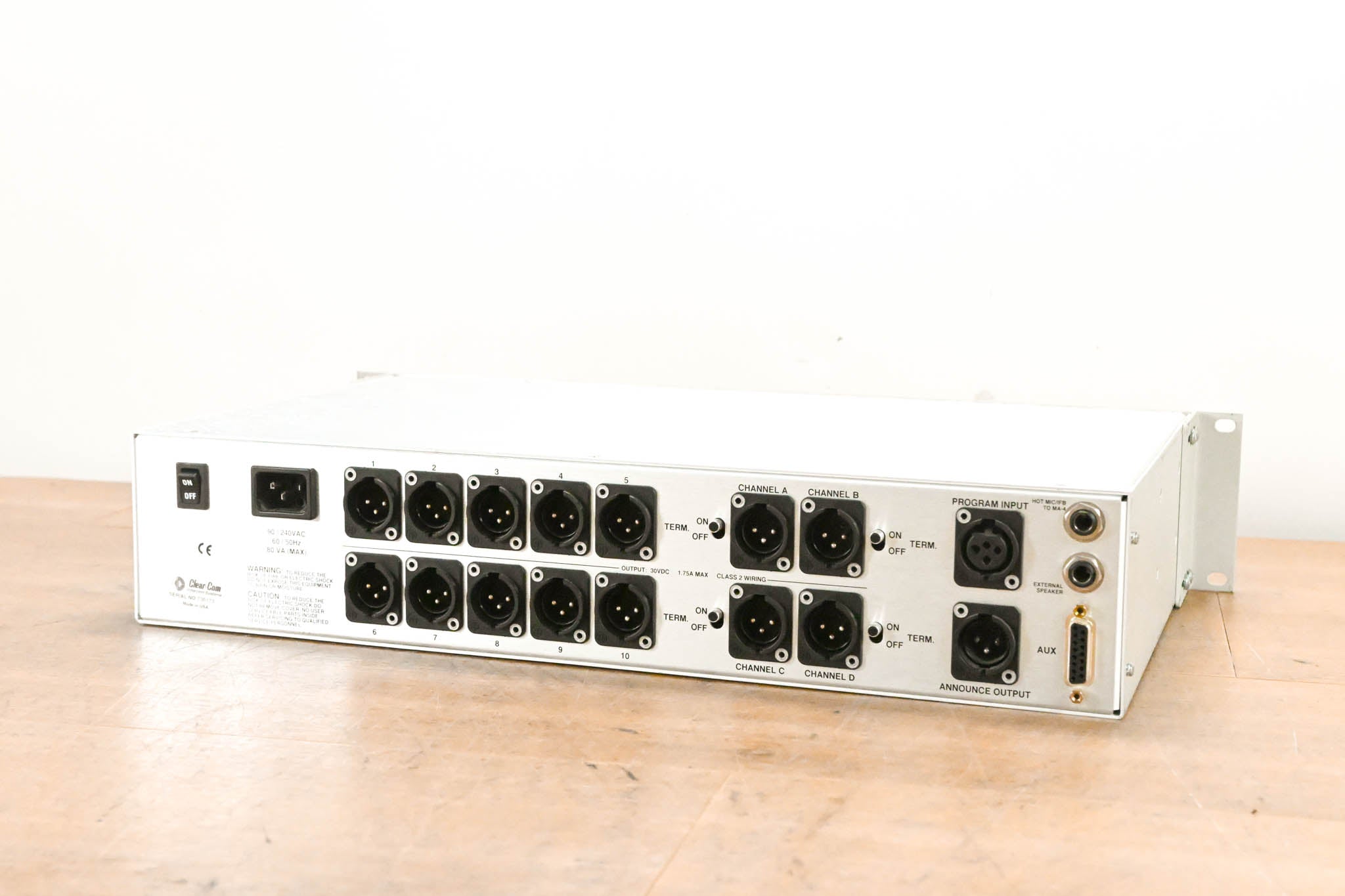 Clear-Com SB-440 4-Channel Intercom Main Station