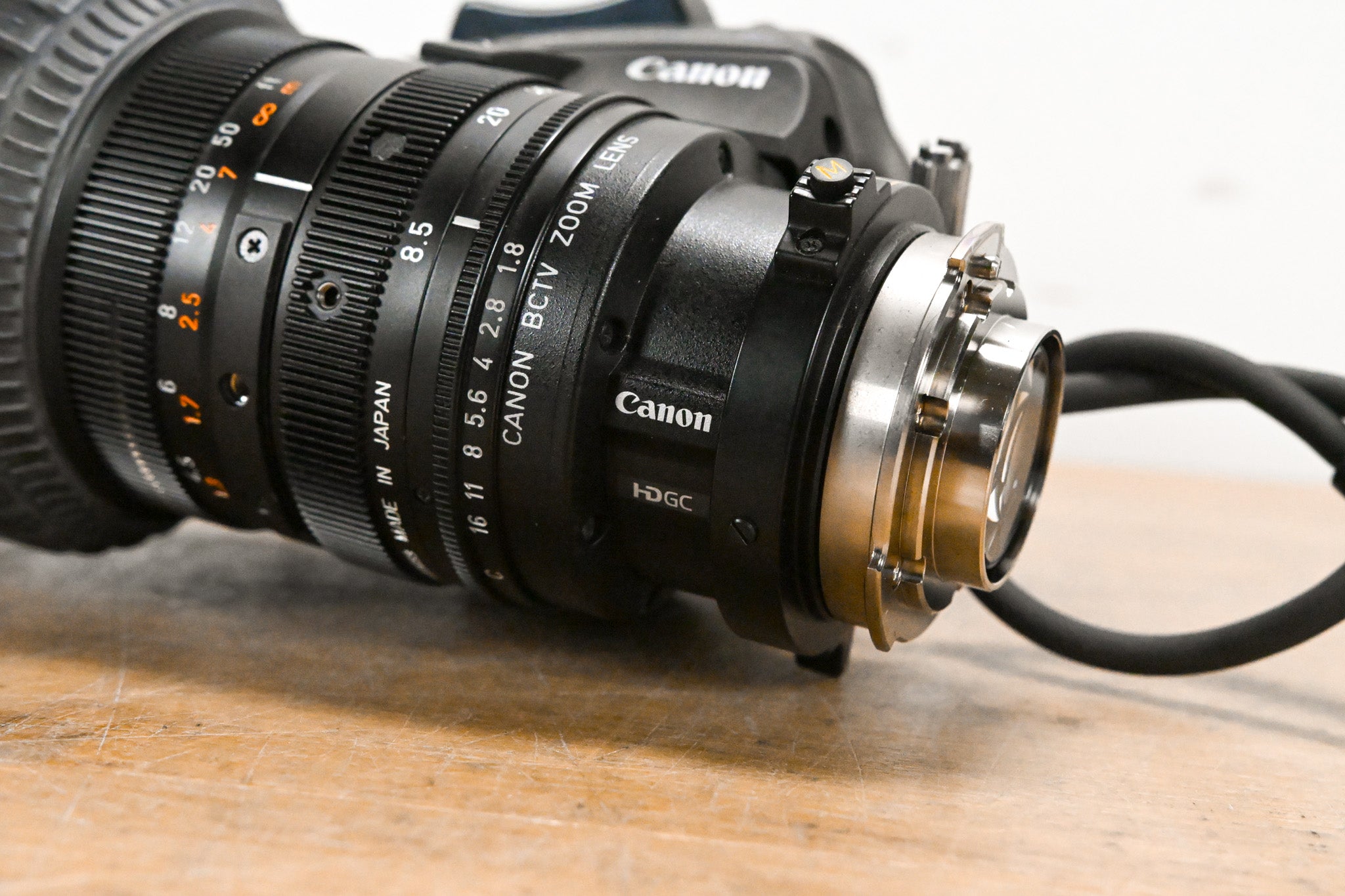 Canon KJ20x8.5B KRSD PS12 20x HDgc Series HDTV Zoom Lens 1:8.5-170mm