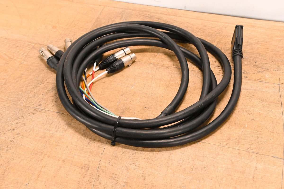Unbranded DB25 Male to (8x)XLRF Cable - 12ft