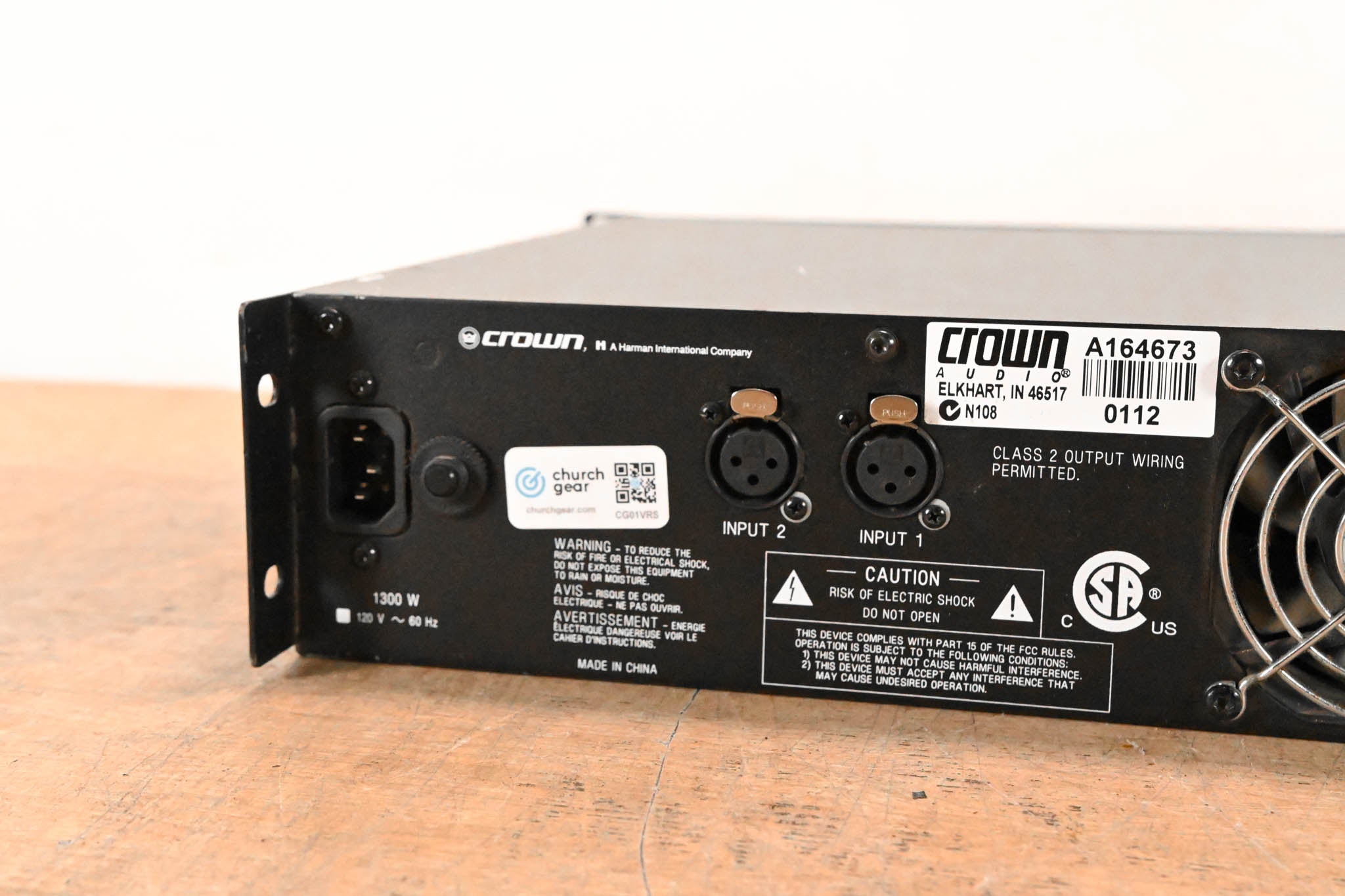 Crown XLS 402 2-Channel Power Amplifier