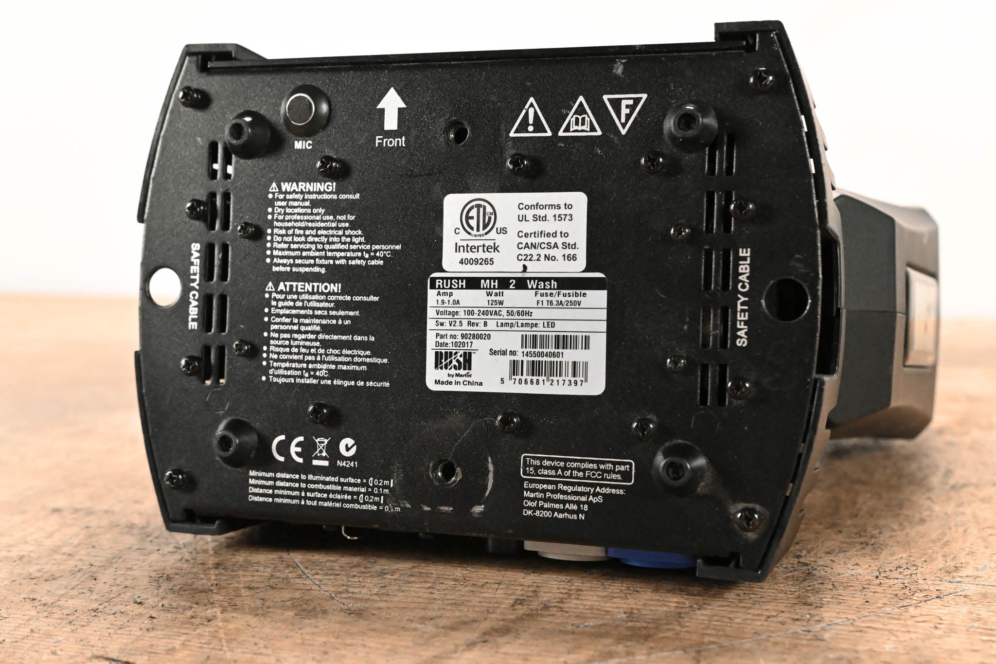 Martin Lighting RUSH MH 2 Wash LED Wash Moving Head Fixture