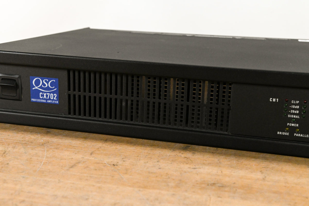 QSC CX702 2-Channel 700W Power Amplifier