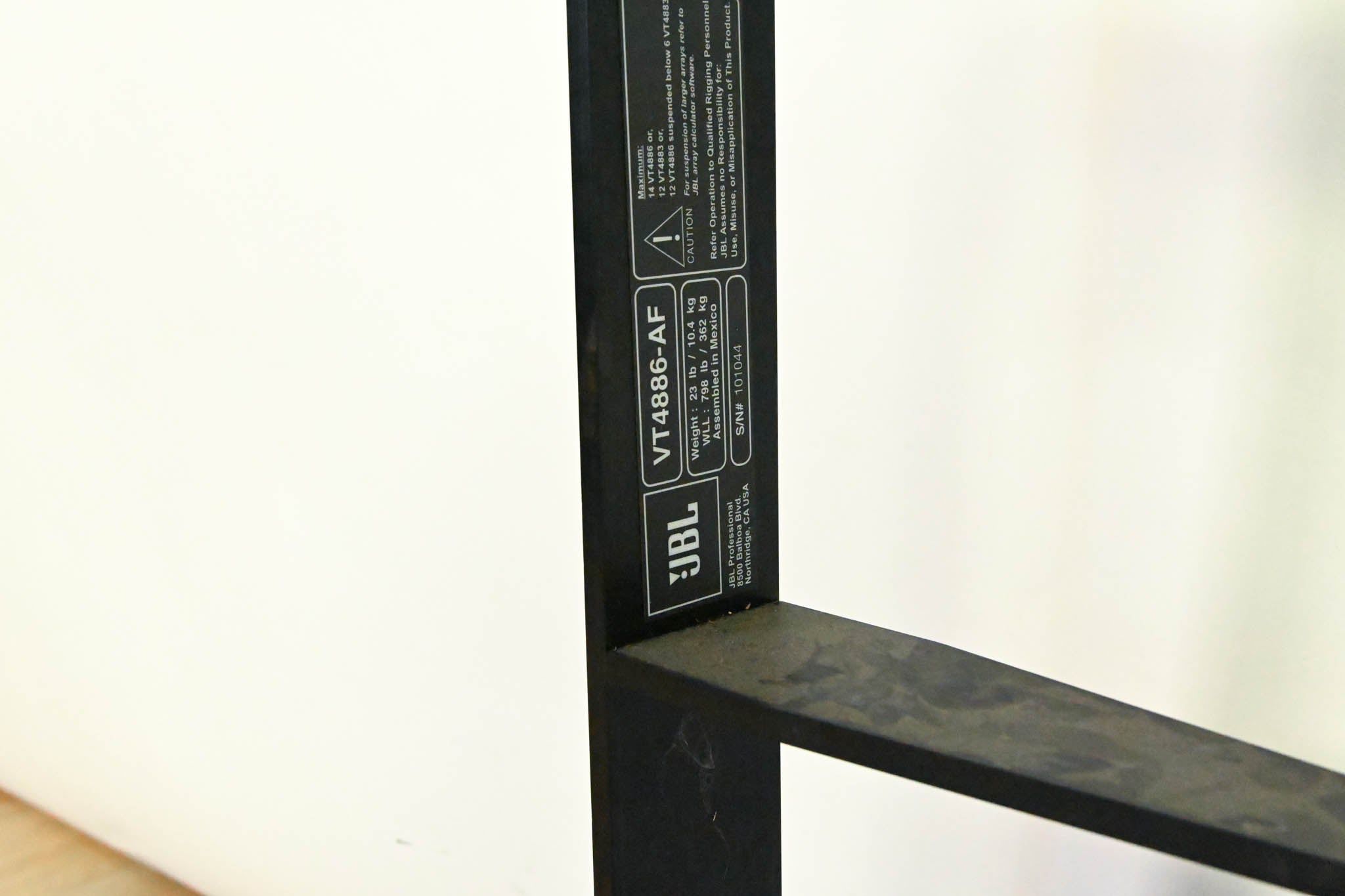 JBL VT4886-AF Array Frame for VT4886 Line Array Loudspeakers