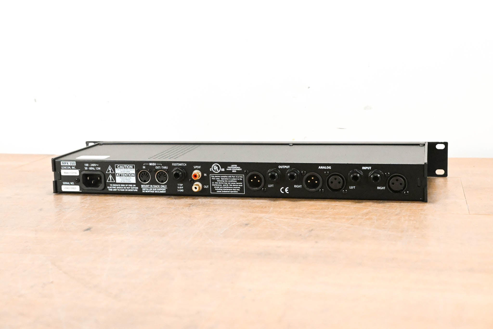 Lexicon MPX 550 Dual-Channel Effects Processor